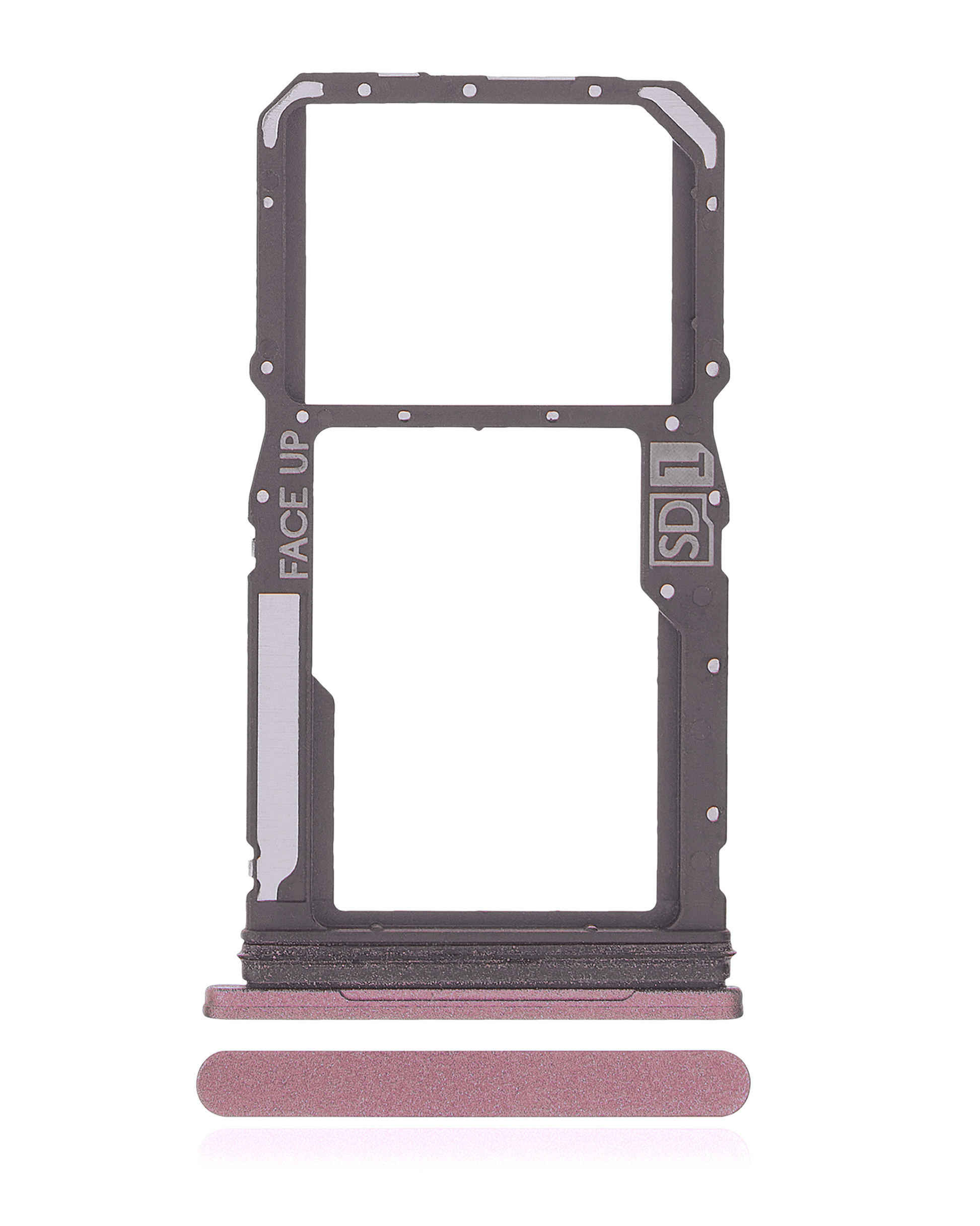 Sim Card Tray For Motorola moto G Stylus (XT2317 / 2023) (Genuine OEM) (Pink) replacement part SKU 107082092141 image 1