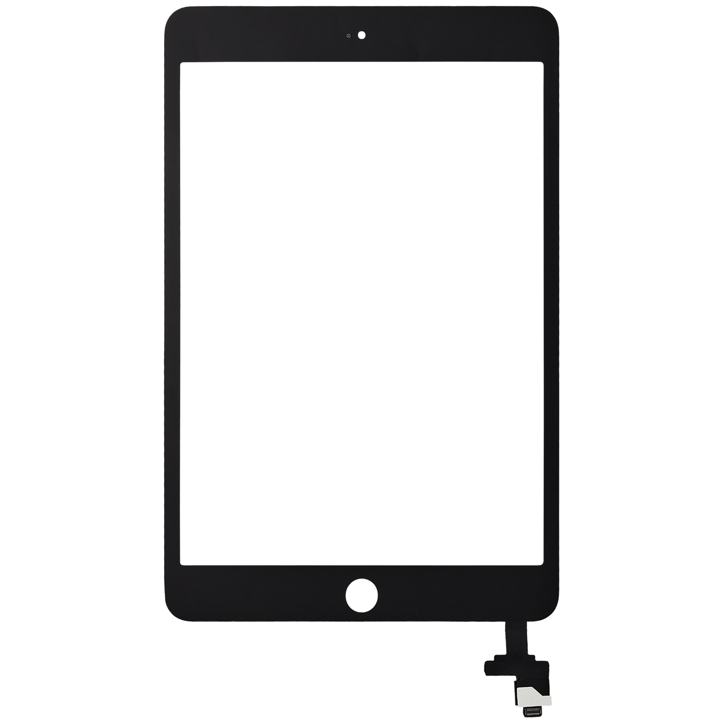 Digitizer With IC Chip For iPad Mini 3 (No Home Button Installed) (Aftermarket Pro: XO7) (Black)