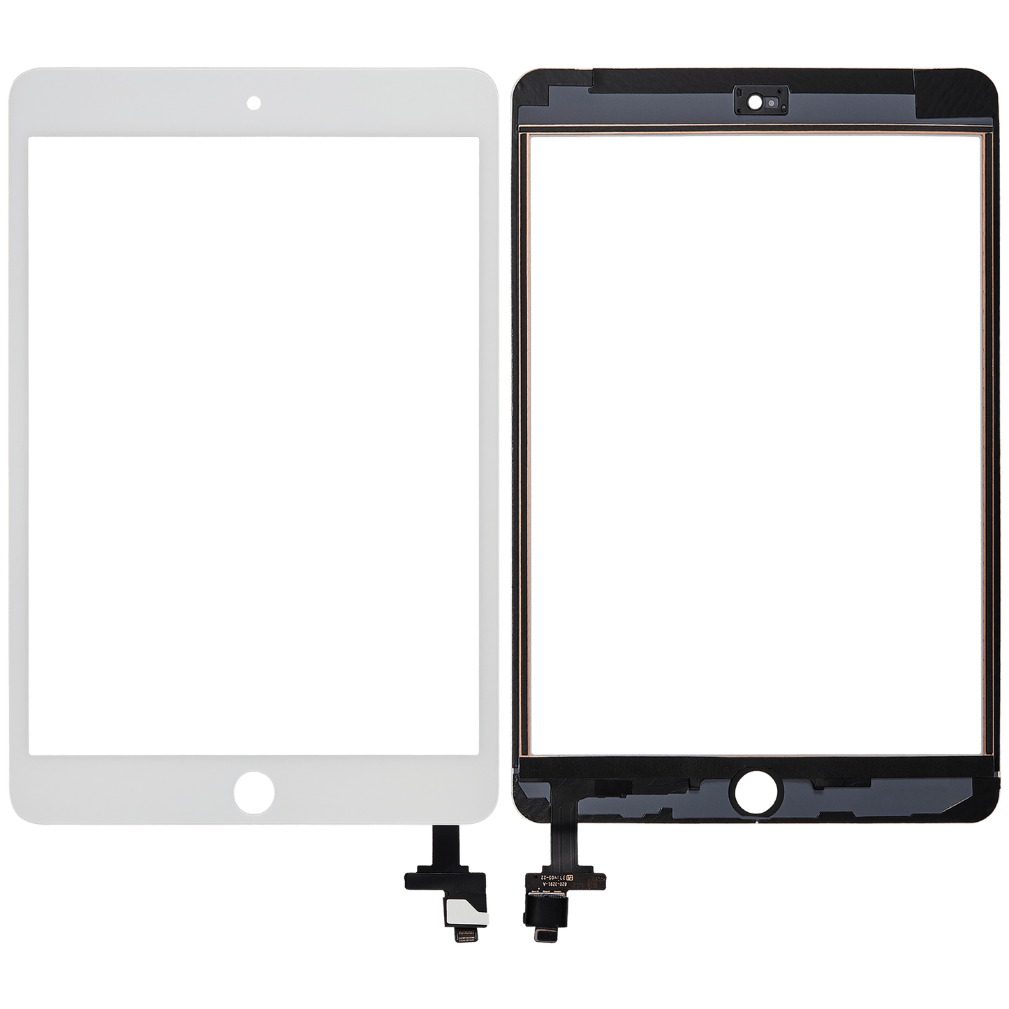 Digitizer With IC Chip For iPad Mini 3 (No Home Button Installed) (Aftermarket Pro: XO7) (White)
