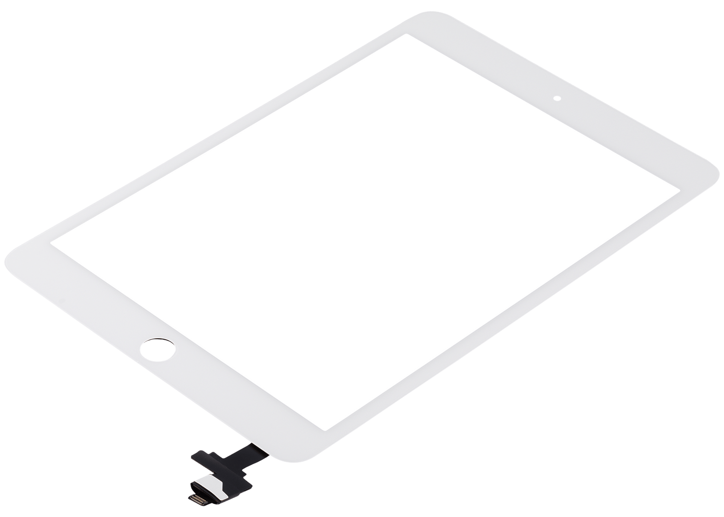 Digitizer With IC Chip For iPad Mini 3 (No Home Button Installed) (Aftermarket Pro: XO7) (White)