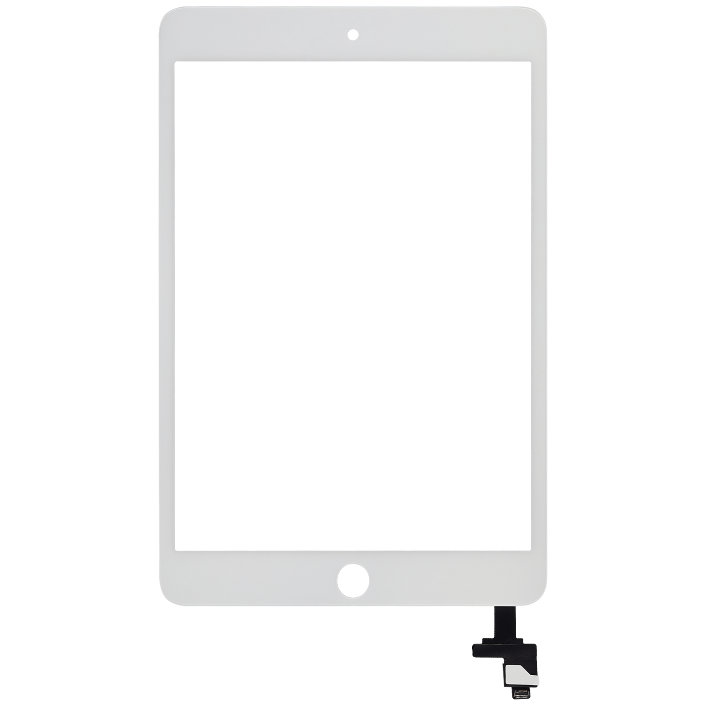 Digitizer With IC Chip For iPad Mini 3 (No Home Button Installed) (Aftermarket Plus) (White)