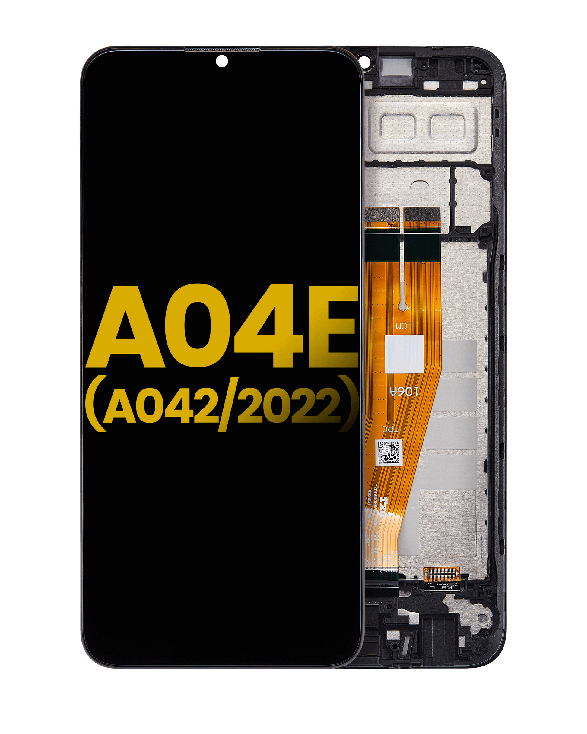 LCD Assembly With Frame For Samsung Galaxy A04E (A042 / 2022) (Refurbished) (All Colors) replacement part product image 1 - SKU 107082138202