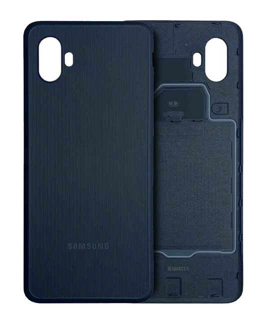 Back Cover Glass With Camera Lens For Samsung Galaxy Xcover 6 Pro (Service Pack) (Black) Samsung Galaxy XCover replacement part product image 1