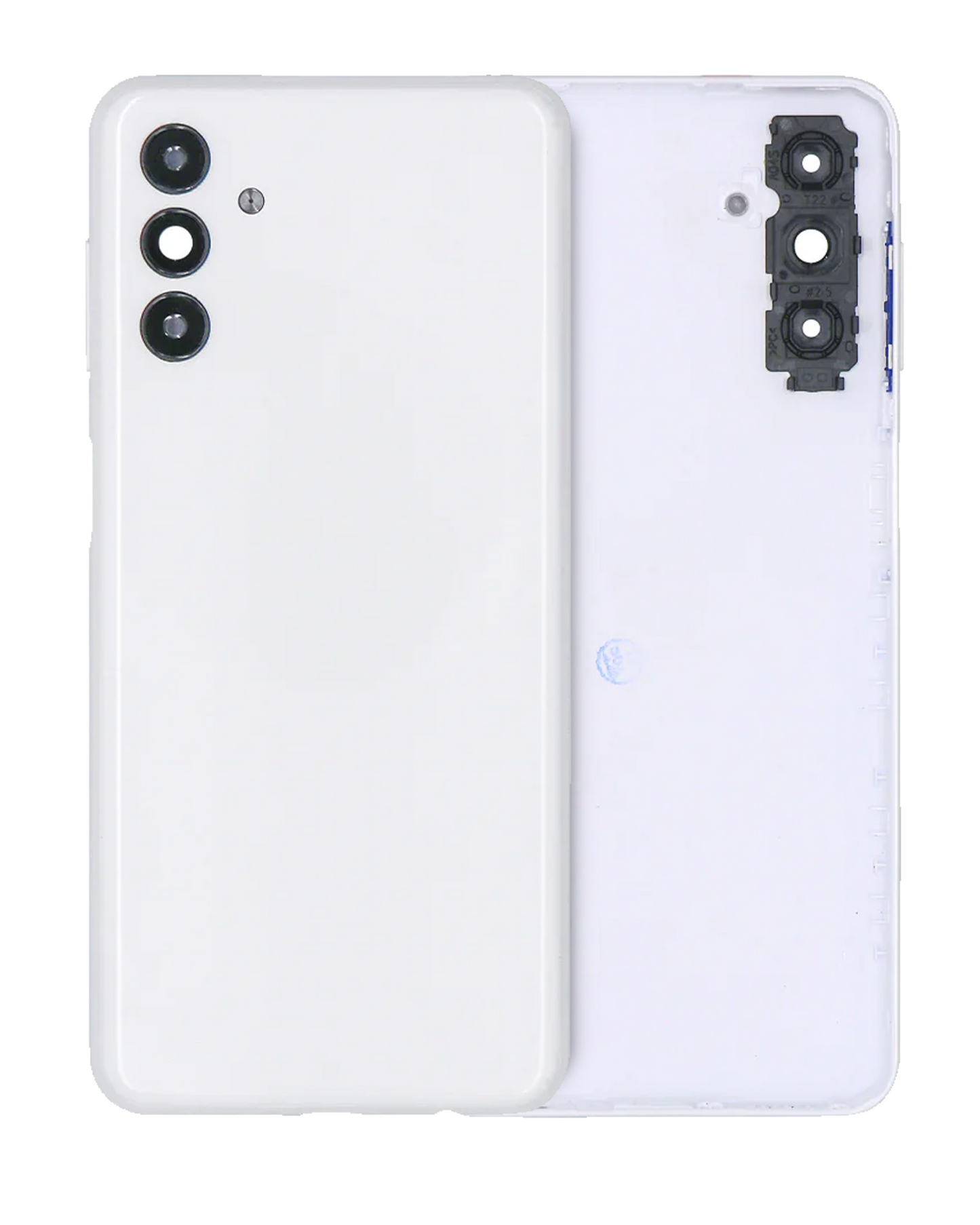 Back Cover Glass With Camera Lens For Samsung Galaxy A04s (A047 / 2022) (Service Pack) (White) replacement part product image 1 - SKU 107082092760