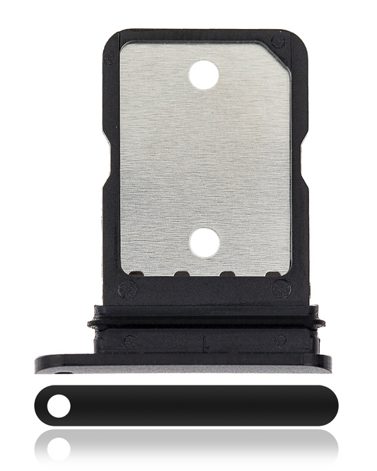 Sim Card Tray For Google Pixel 4 (Just Black) - replacement part product view