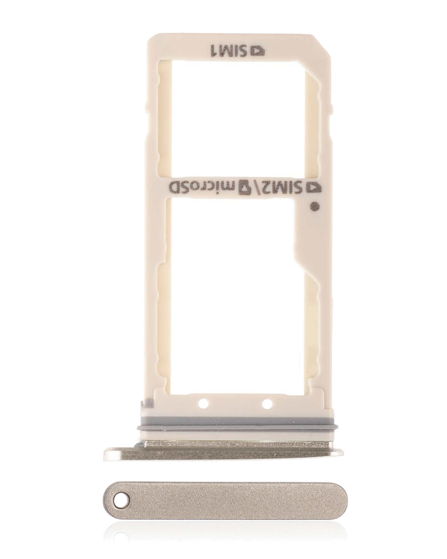 Dual Sim Card Tray For Samsung Galaxy S7 (Gold Platinum)