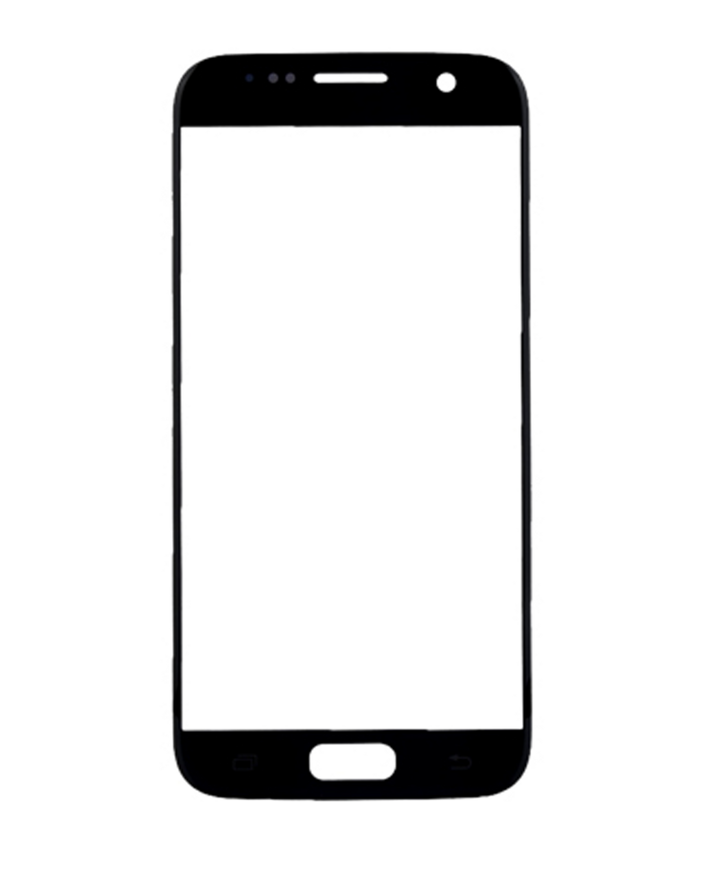 Front Glass Only For Samsung Galaxy S7 (Black Onyx)