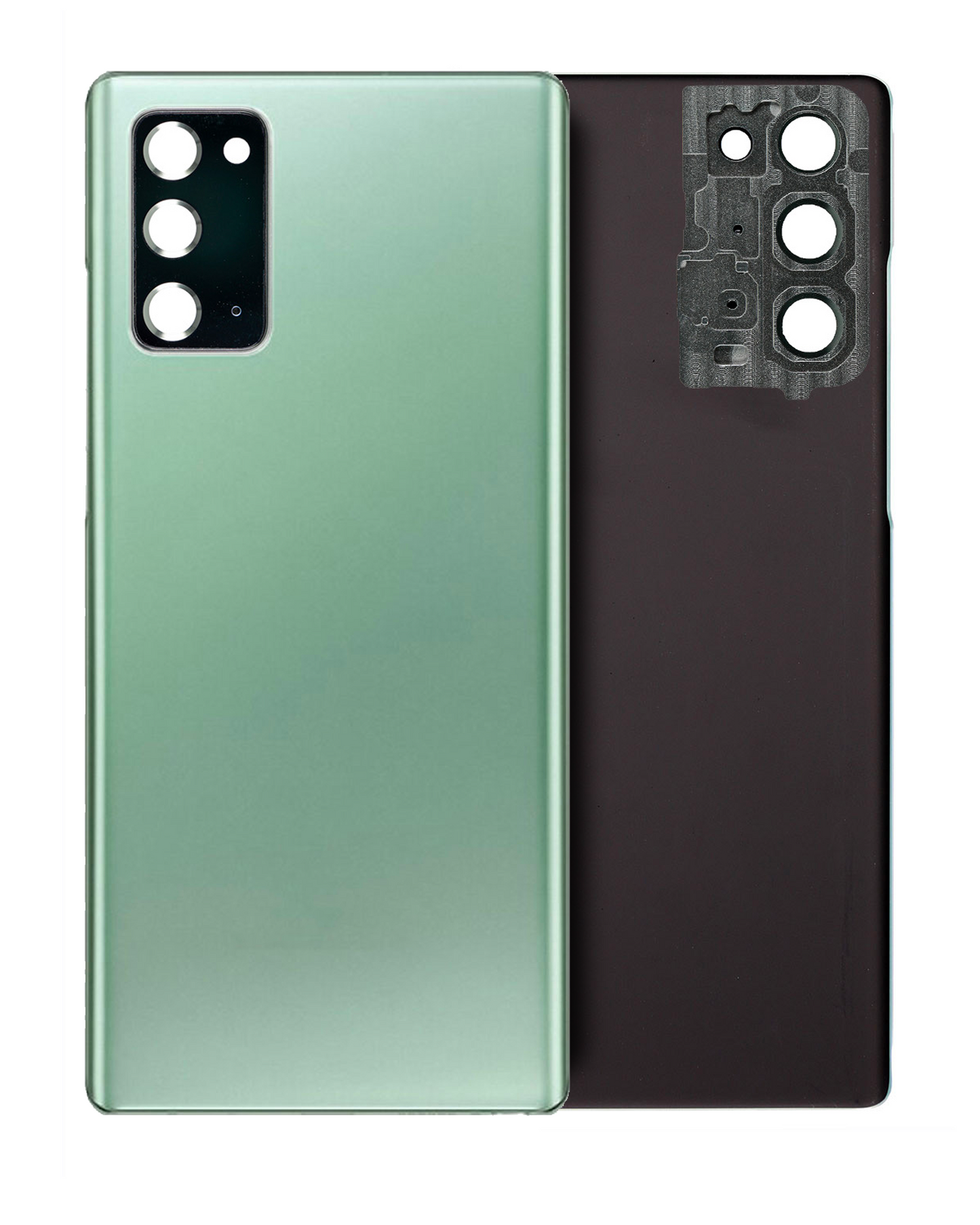 Back cover Glass With Adhesive For Samsung Galaxy Note 20 5G (Service Pack) (Mystic Green)