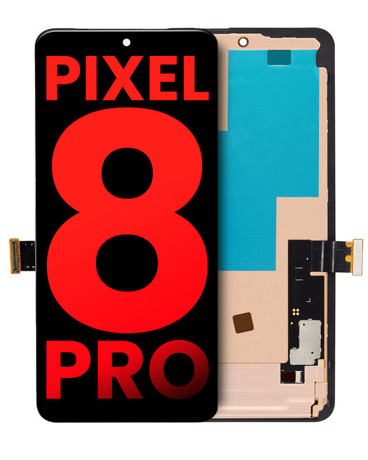 OLED Assembly With Frame (Without Fingerprint Sensor) For Google Pixel 8 Pro (Aftermarket Plus) (All Colors) - replacement part product view