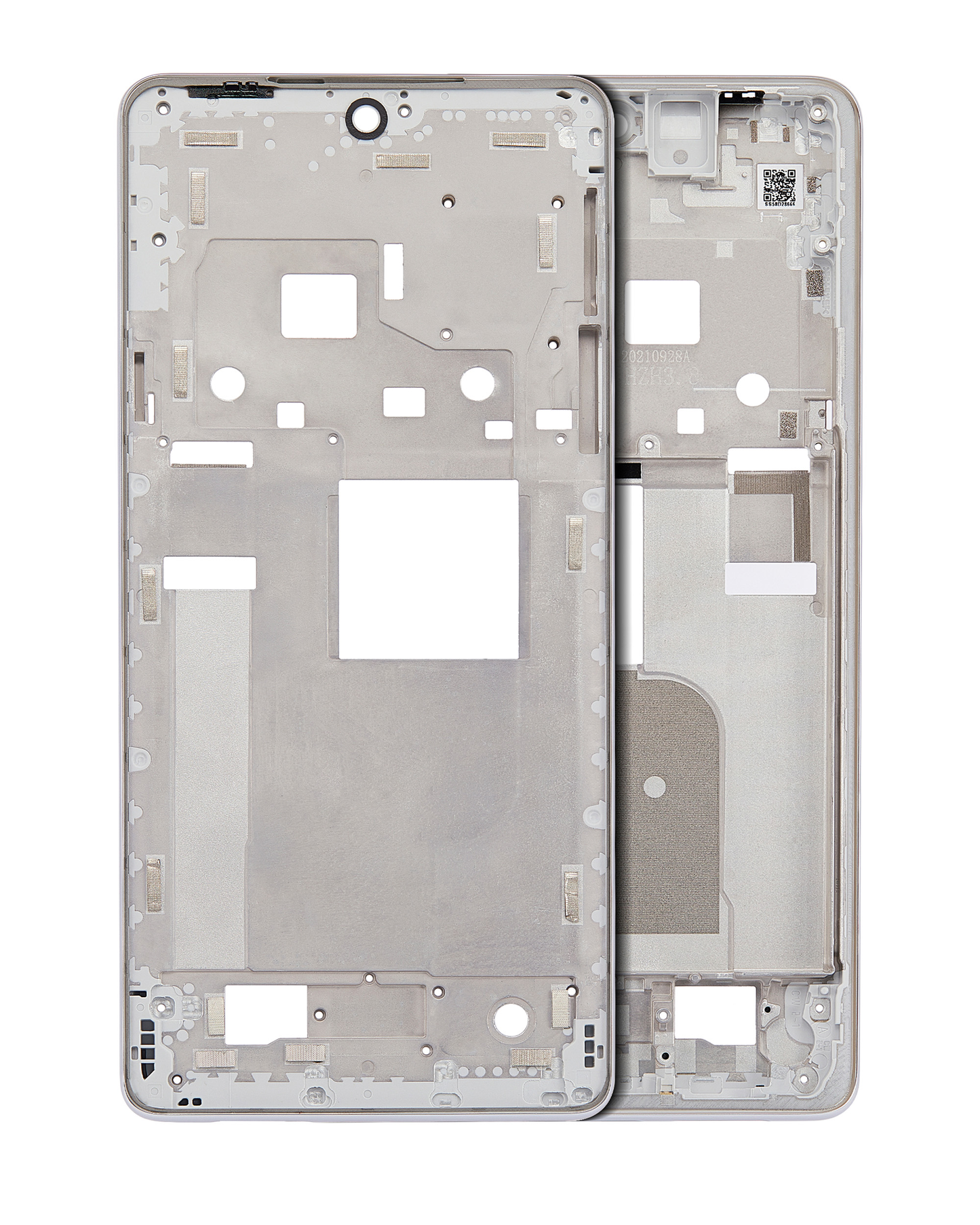 Mid-Frame Housing For Motorola Moto Edge Plus / Edge 30 Pro (XT2201-1/4) / Edge X30 5G (XT2201 -2/6 /2022) (White) | SKU 107082079831 | image 1