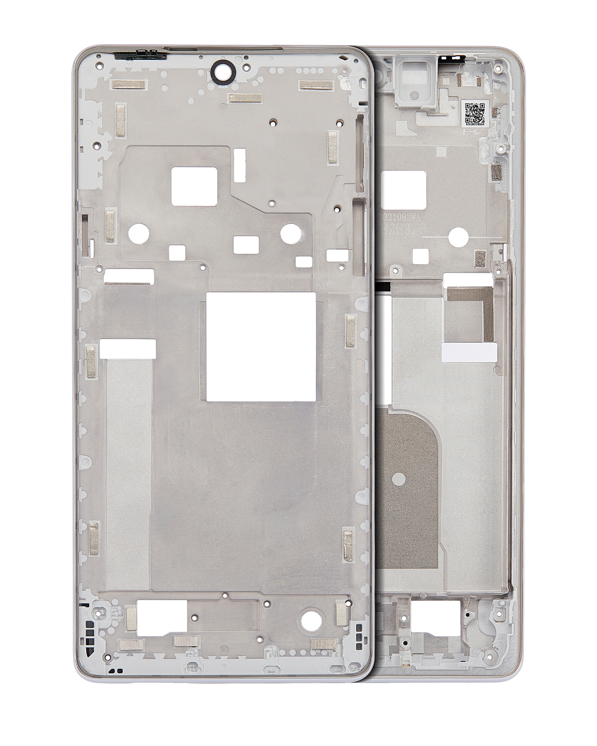 Mid-Frame Housing For Motorola Moto Edge Plus / Edge 30 Pro (XT2201-1/4) / Edge X30 5G (XT2201 -2/6 /2022) (White) | SKU 107082079831 | image 1