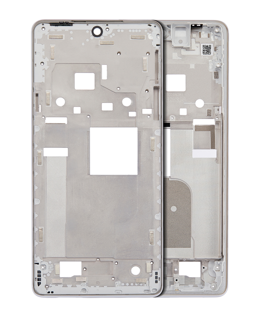 Mid-Frame Housing For Motorola Moto Edge Plus / Edge 30 Pro (XT2201-1/4) / Edge X30 5G (XT2201 -2/6 /2022) (White) | SKU 107082079831 | image 1