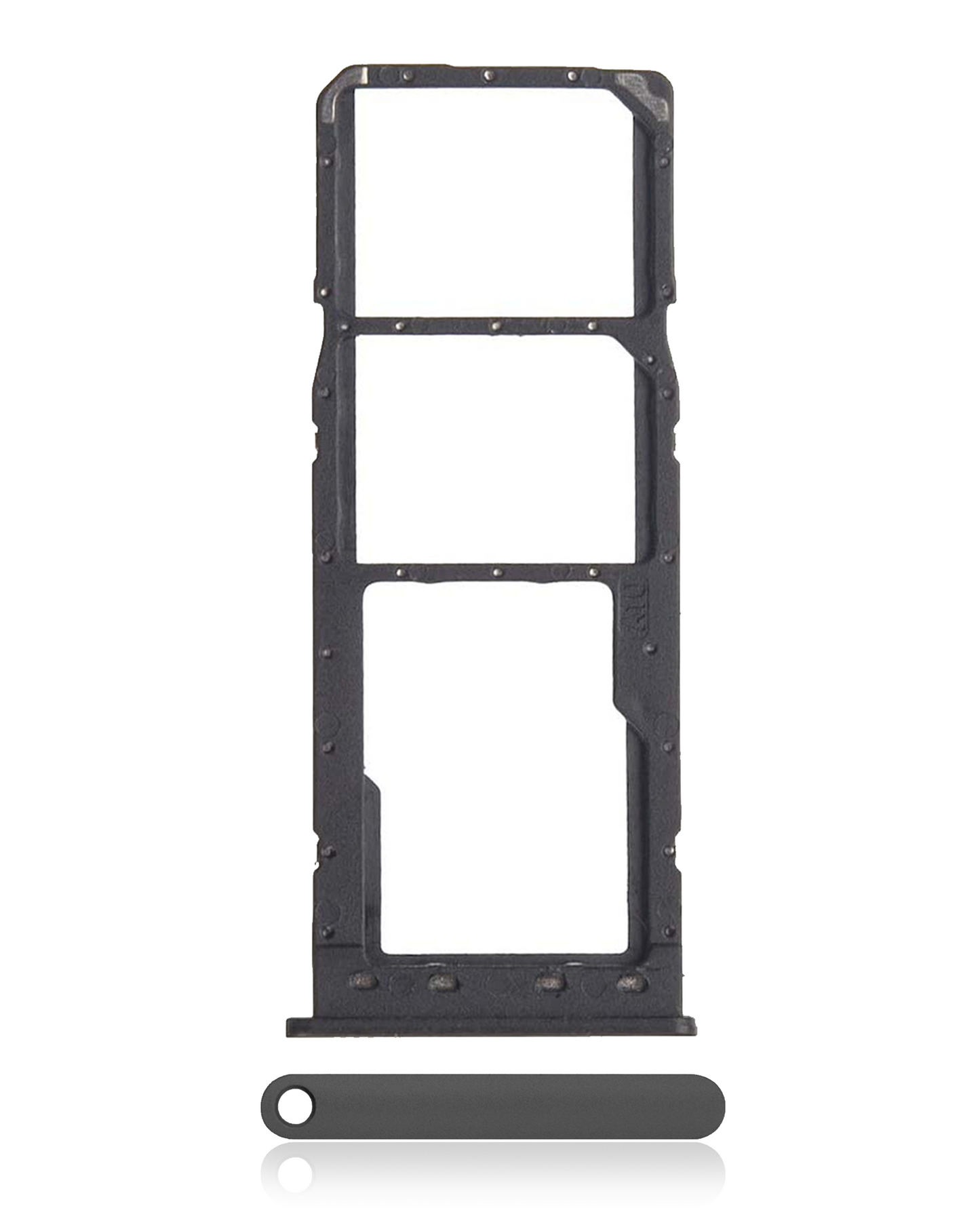 Dual Sim Card Tray For Samsung Galaxy A10 (A105 / 2019) (Black) replacement part product image 1 - SKU 107082020030