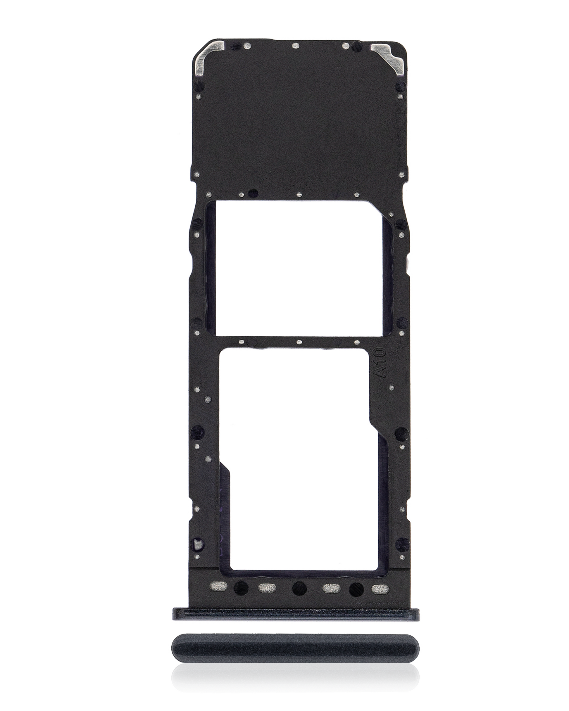 Single Sim Card Tray For Samsung Galaxy A10 (A105 / 2019) (Black) replacement part product image 1 - SKU 107082020035