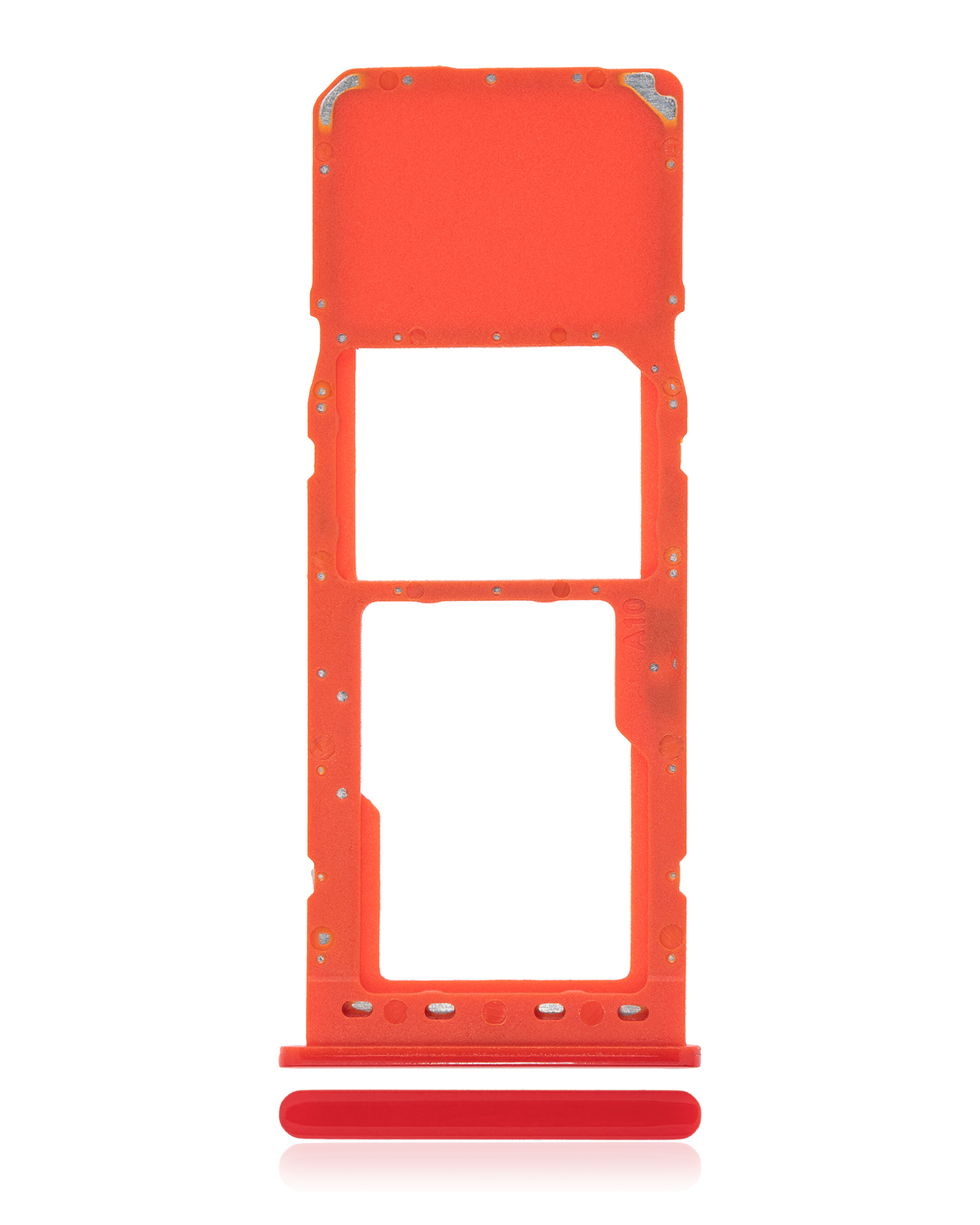 Single Sim Card Tray For Samsung Galaxy A10 (A105 / 2019) (Red) replacement part product image 1 - SKU 107082020033