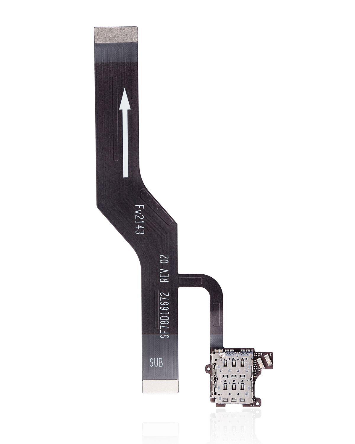 Sim Card Reader With Flex Cable For Motorola Edge 30 (XT2203 / 2022) (REV 02) | SKU 107082123721 | image 1