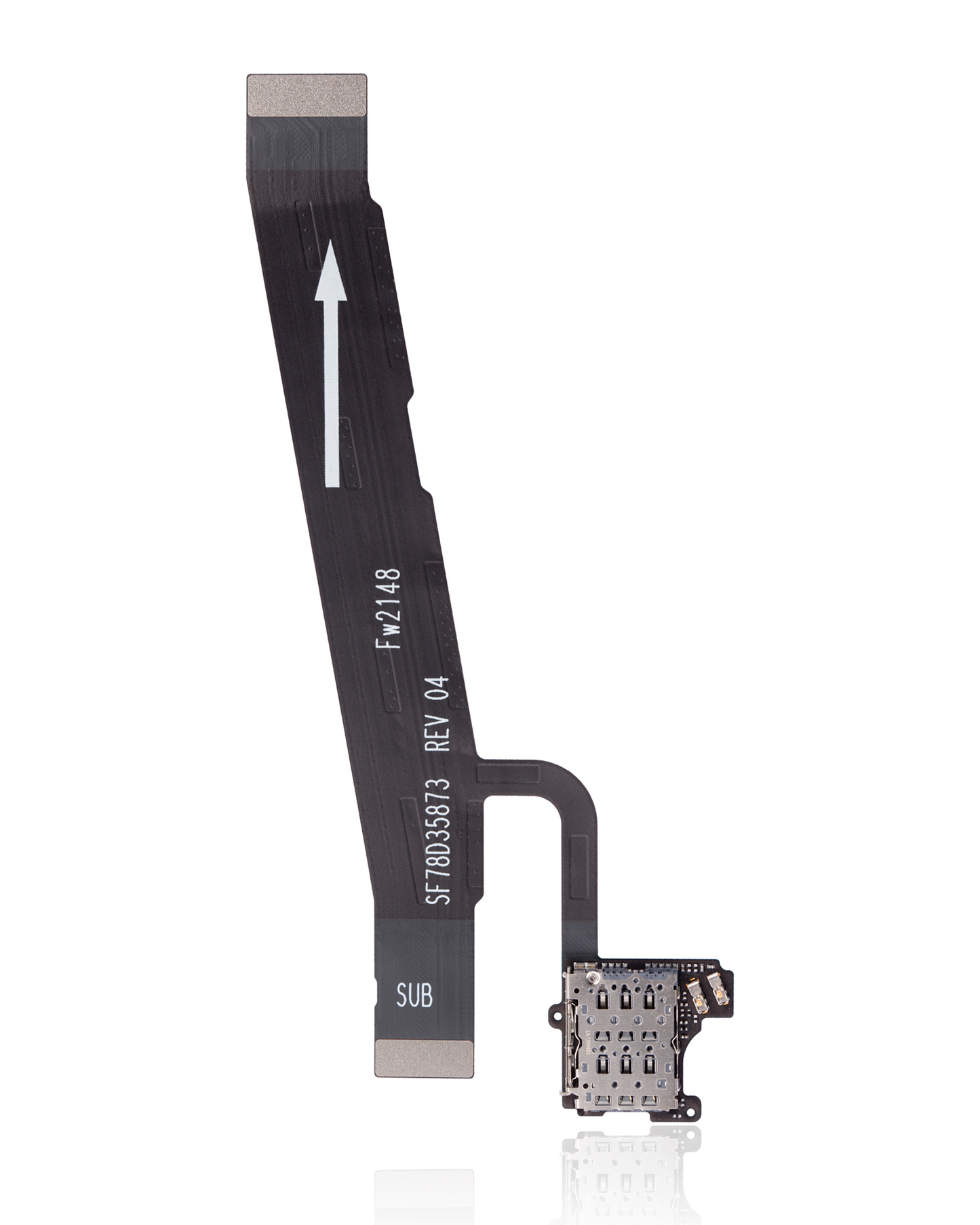Sim Card Reader With Flex Cable For Motorola Edge 30 (XT2203 / 2022) (REV 04) | SKU 107082123722 | image 1
