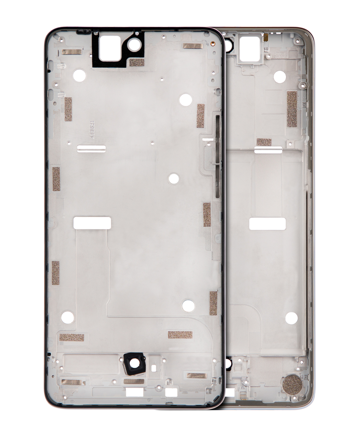 Mid-Frame Housing For Motorola Edge 30 (XT2203 / 2022) (Supermoon Silver) | SKU 107082123727 | image 1