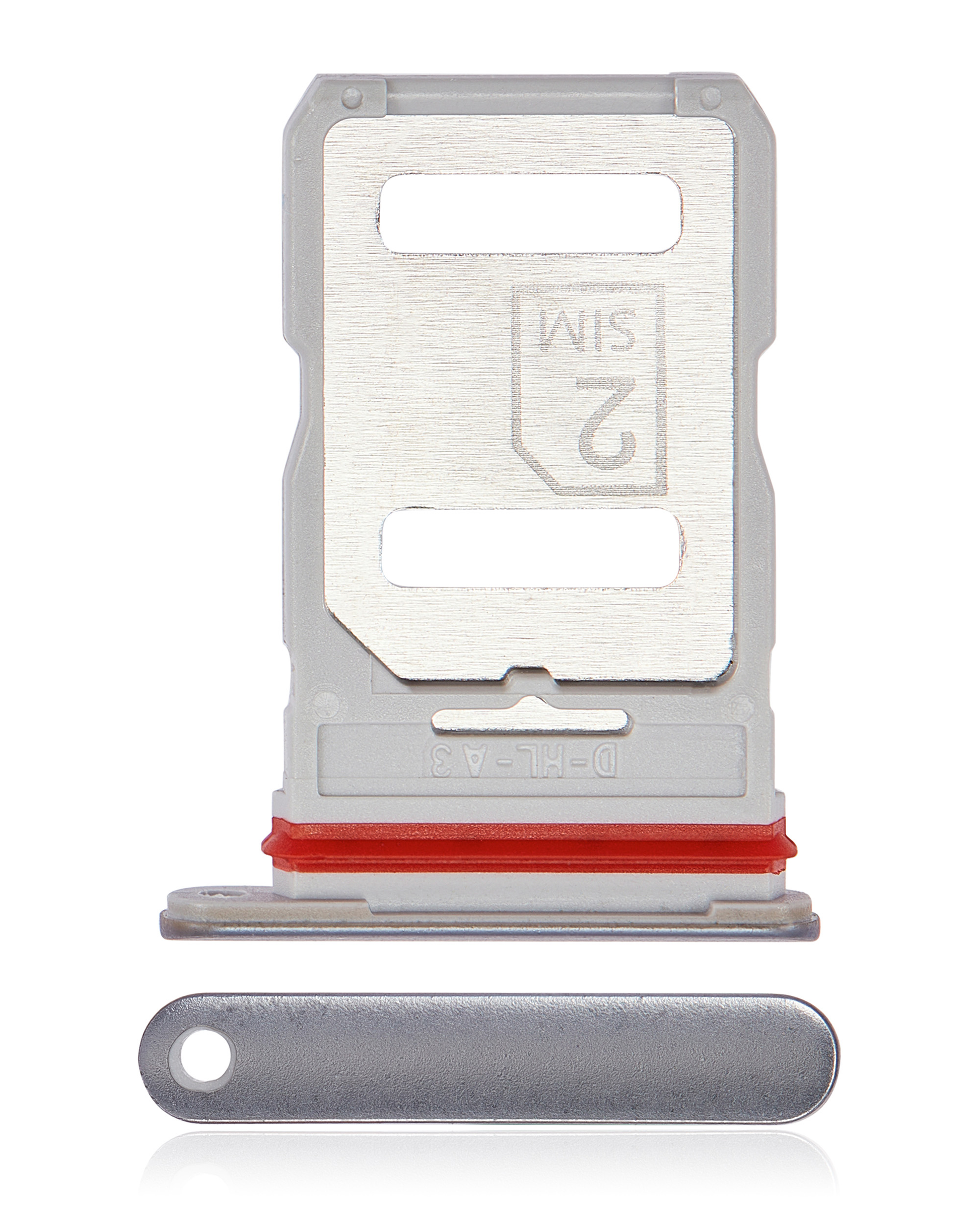 Dual Sim Card Tray For Motorola Edge 30 (XT2203 / 2022) (Supermoon Silver) | SKU 107082123728 | image 1