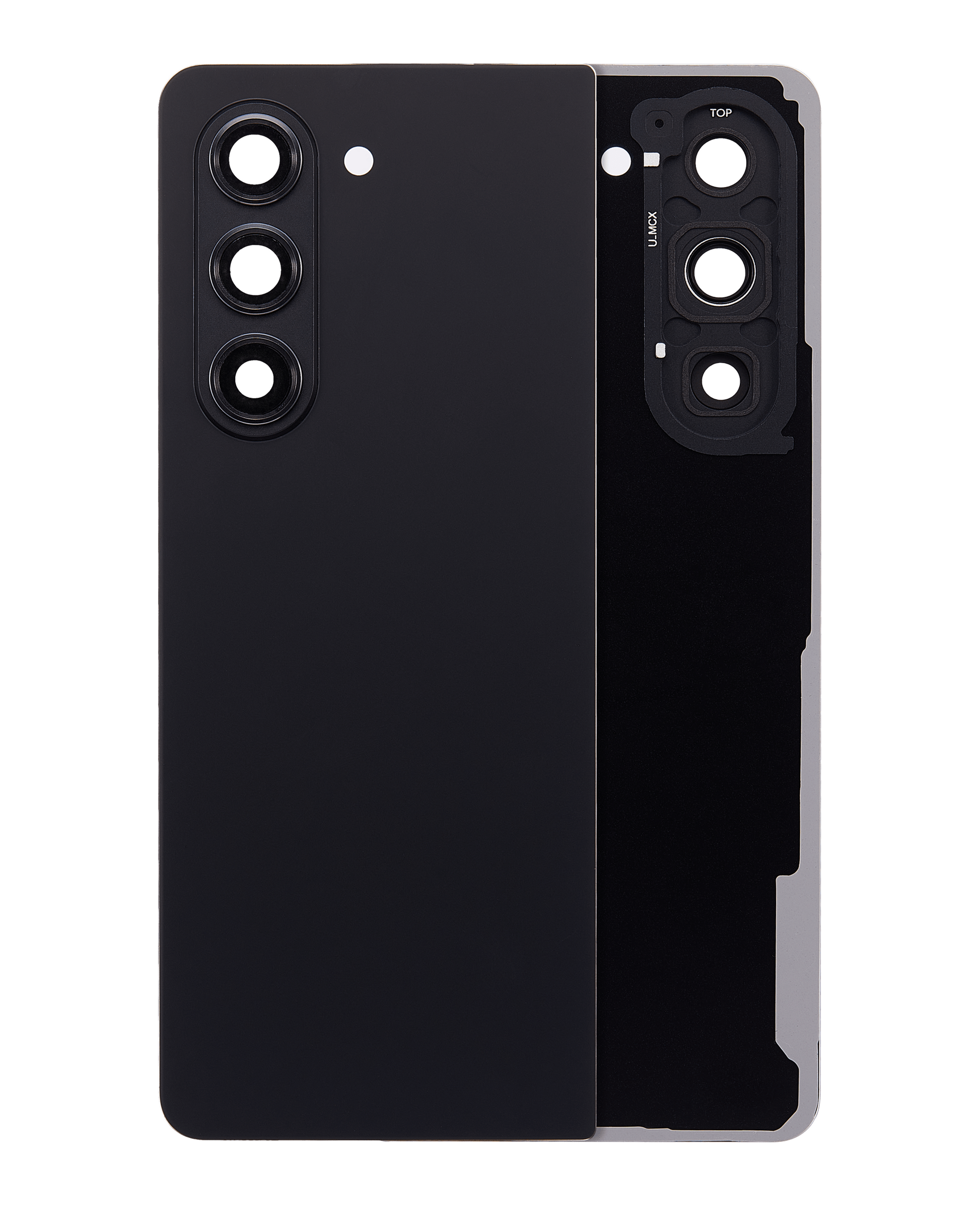 Samsung replacement part: Back Cover Glass With Camera Lens For Samsung Galaxy Z Fold 5 5G (F946) (Phantom Black)