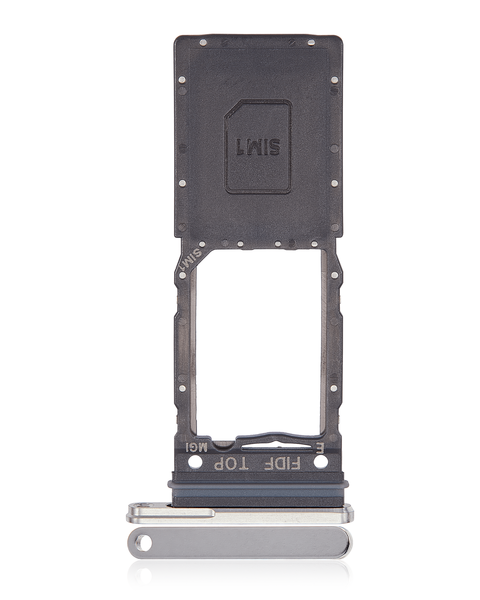 Detailed look at Single Sim Card Tray For Samsung Galaxy Z Fold 5 (F946) (Cream) for repair