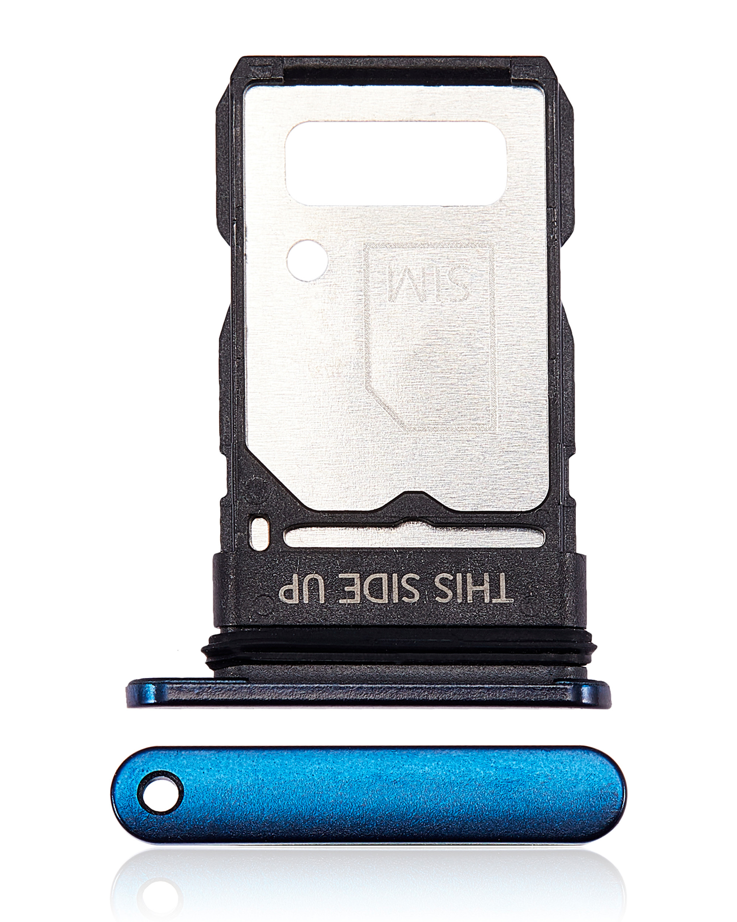 Single Sim Card Tray For Motorola Edge 5G (XT2141 / 2021) (Nebula Blue) | SKU 107082123522 | image 1