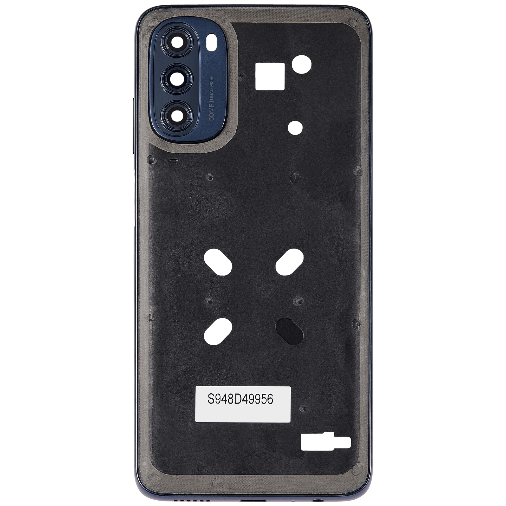 Mid-Frame Housing With Camera Lens For Motorola Moto G 5G (XT2213 / 2022) (Moonlight Gray) replacement part SKU 107082128026 image 2