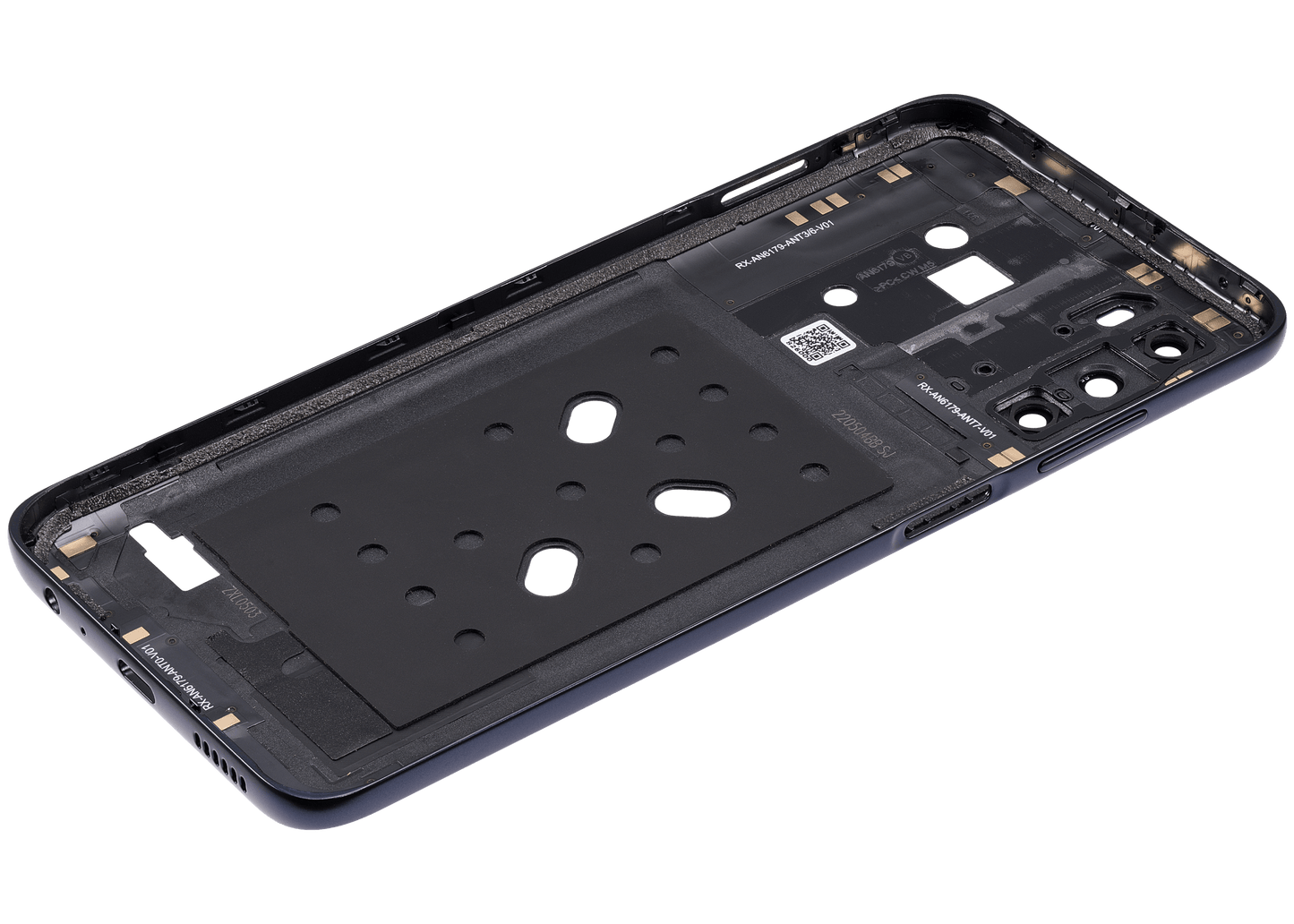 Mid-Frame Housing With Camera Lens For Motorola Moto G 5G (XT2213 / 2022) (Moonlight Gray) replacement part SKU 107082128026 image 5