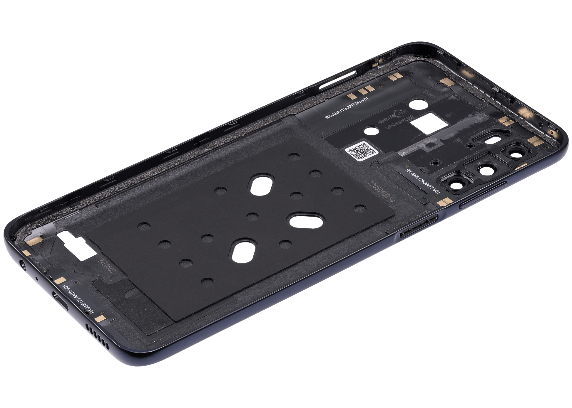 Mid-Frame Housing With Camera Lens For Motorola Moto G 5G (XT2213 / 2022) (Moonlight Gray) replacement part SKU 107082128026 image 5