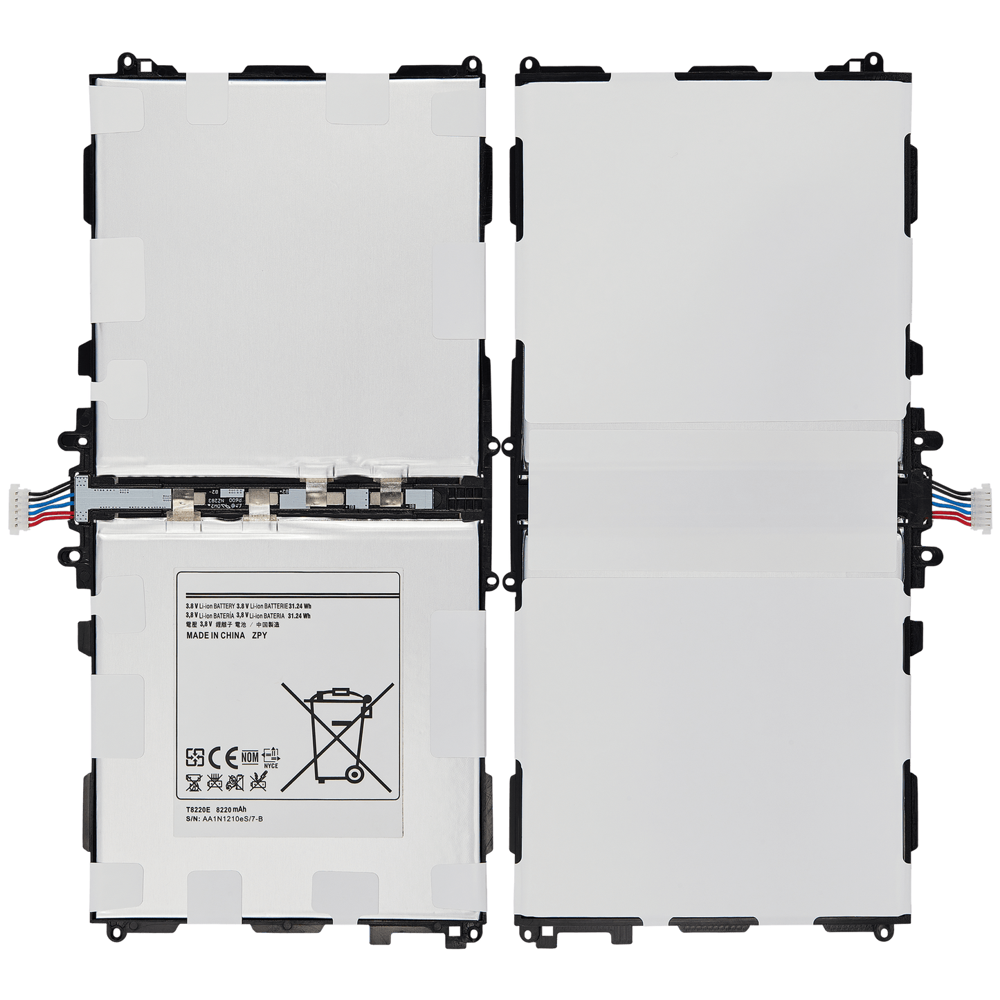 Replacement Battery For Samsung Galaxy Tab Pro 10.1" (T520 / T525) (2014) / Note 10.1" (P600 / P601 / P605) (2014) (T8220E) Samsung Galaxy Tab replacement part image 2