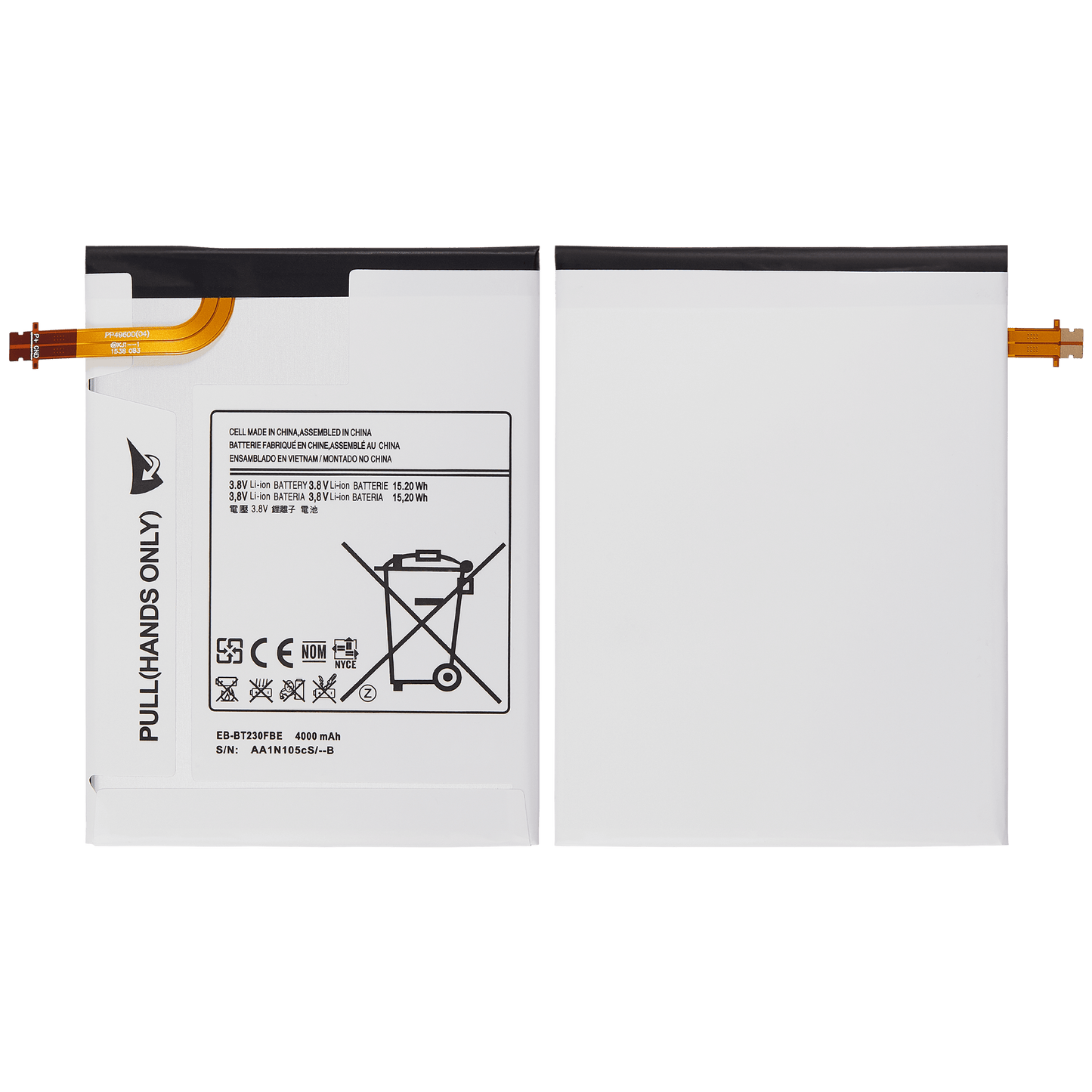 Replacement Battery For Samsung Galaxy Tab 4 l 7.0" (EB-BT230FBE) Samsung Galaxy Tab replacement part image 2