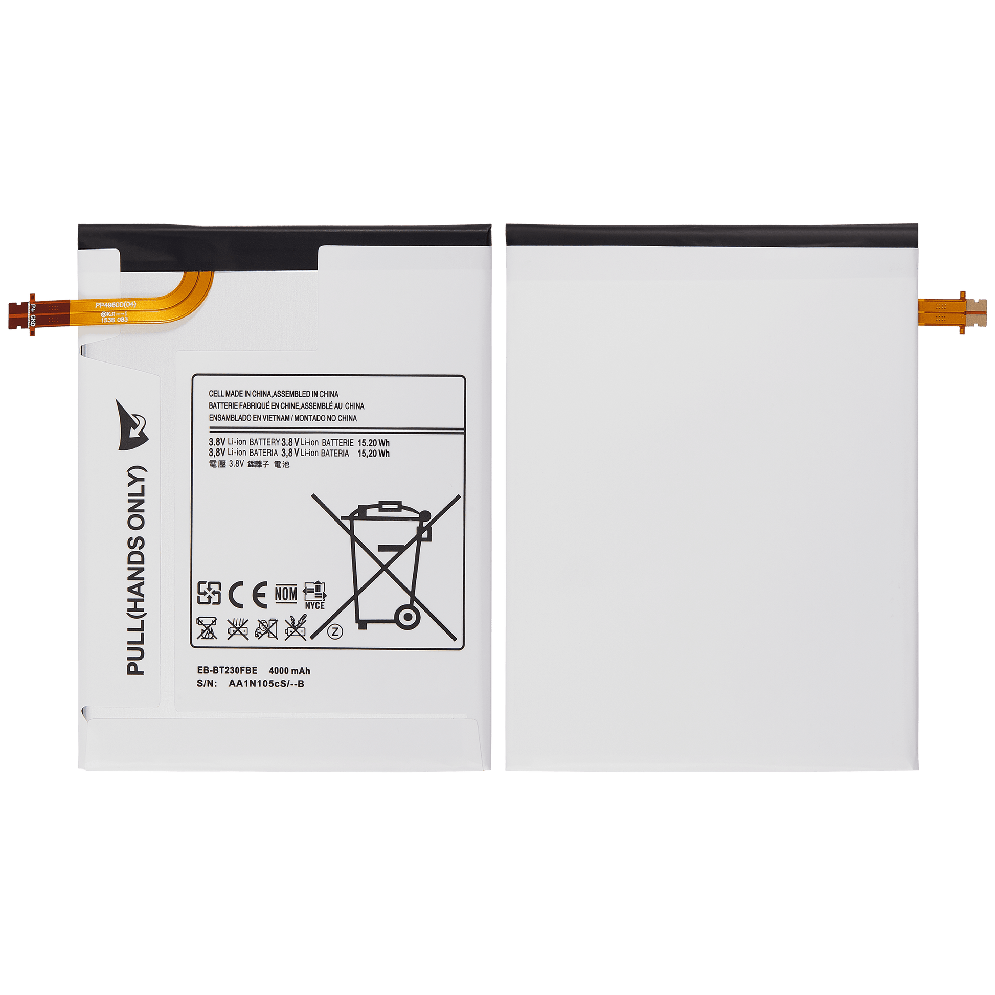 Replacement Battery For Samsung Galaxy Tab 4 l 7.0" (EB-BT230FBE) Samsung Galaxy Tab replacement part image 2
