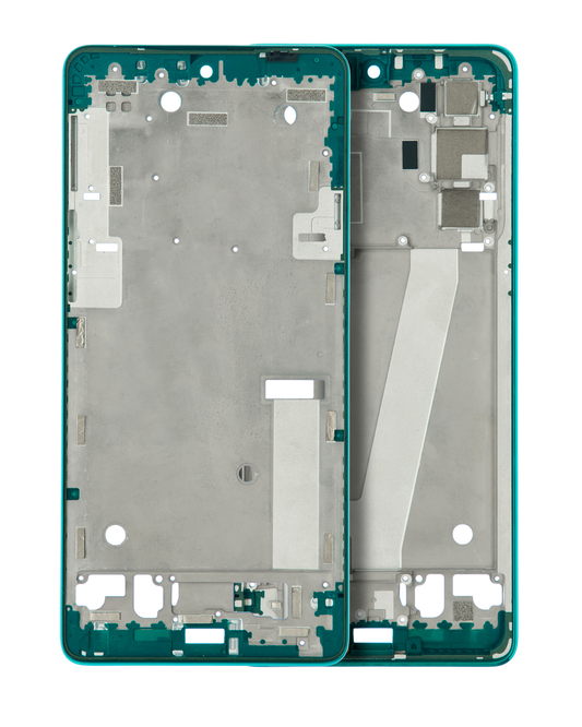 Mid-Frame Housing For Motorola Edge 20 (XT2143 / 2021) (Frosted Emerald) | SKU 109082007525 | image 1