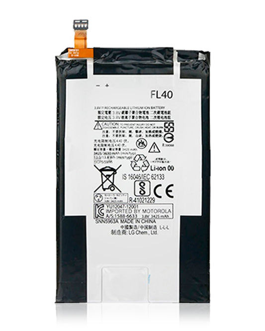 Replacement Battery for Motorola Droid Maxx 2 (XT1565 / 2015) - replacement component front view, SKU 107082030926, image 1
