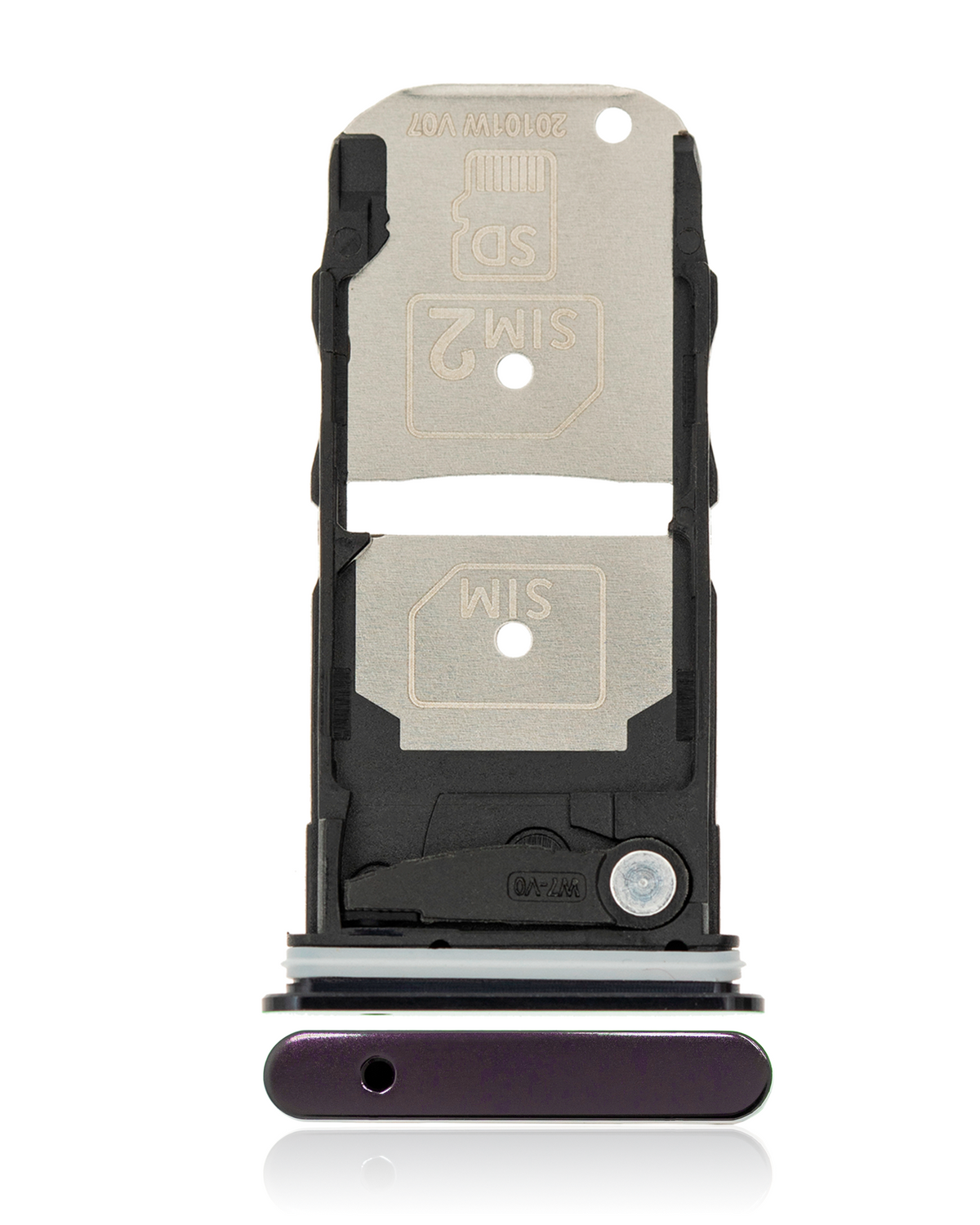 Dual Sim Card Tray For Motorola Edge 5G (XT2063 / 2020) (Midnight Magenta) | SKU 107082025128 | image 1