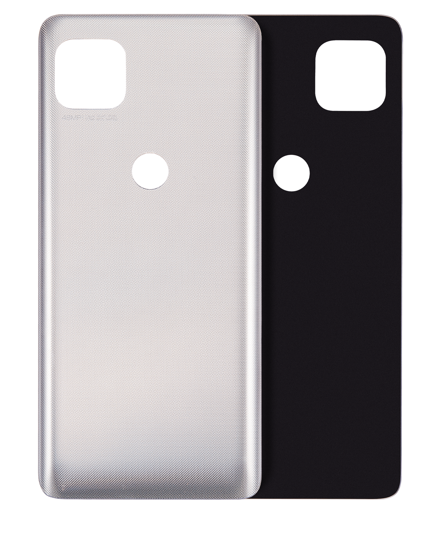 Back cover Glass For Motorola Moto One 5G Ace (XT2113-1/2 / 2021) (Frosted Silver) replacement part for compatible Motorola phone, SKU 107082085748, product image 1