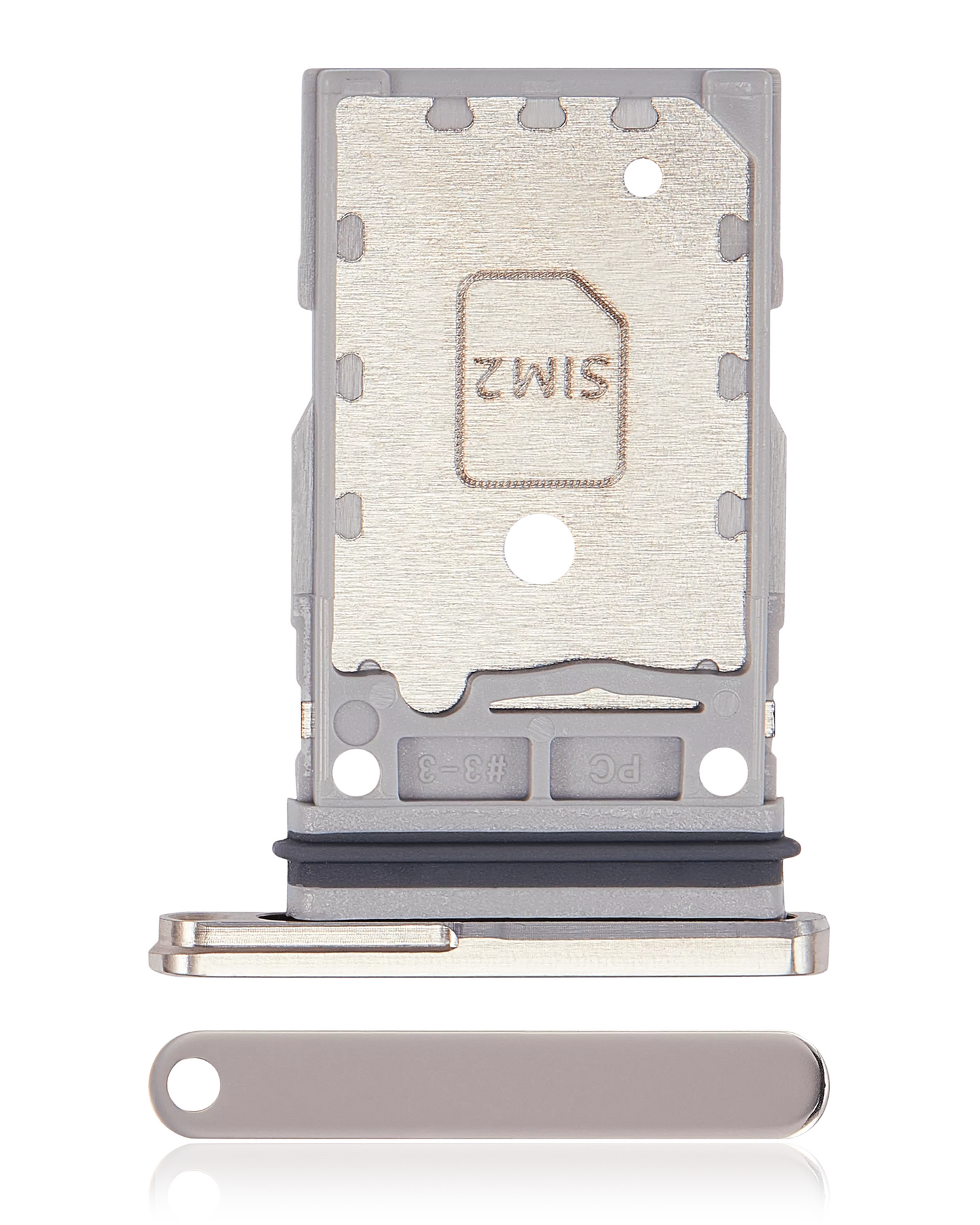Dual Sim Card Tray For Samsung Galaxy Z Fold 4 (F936) (Beige) clear view