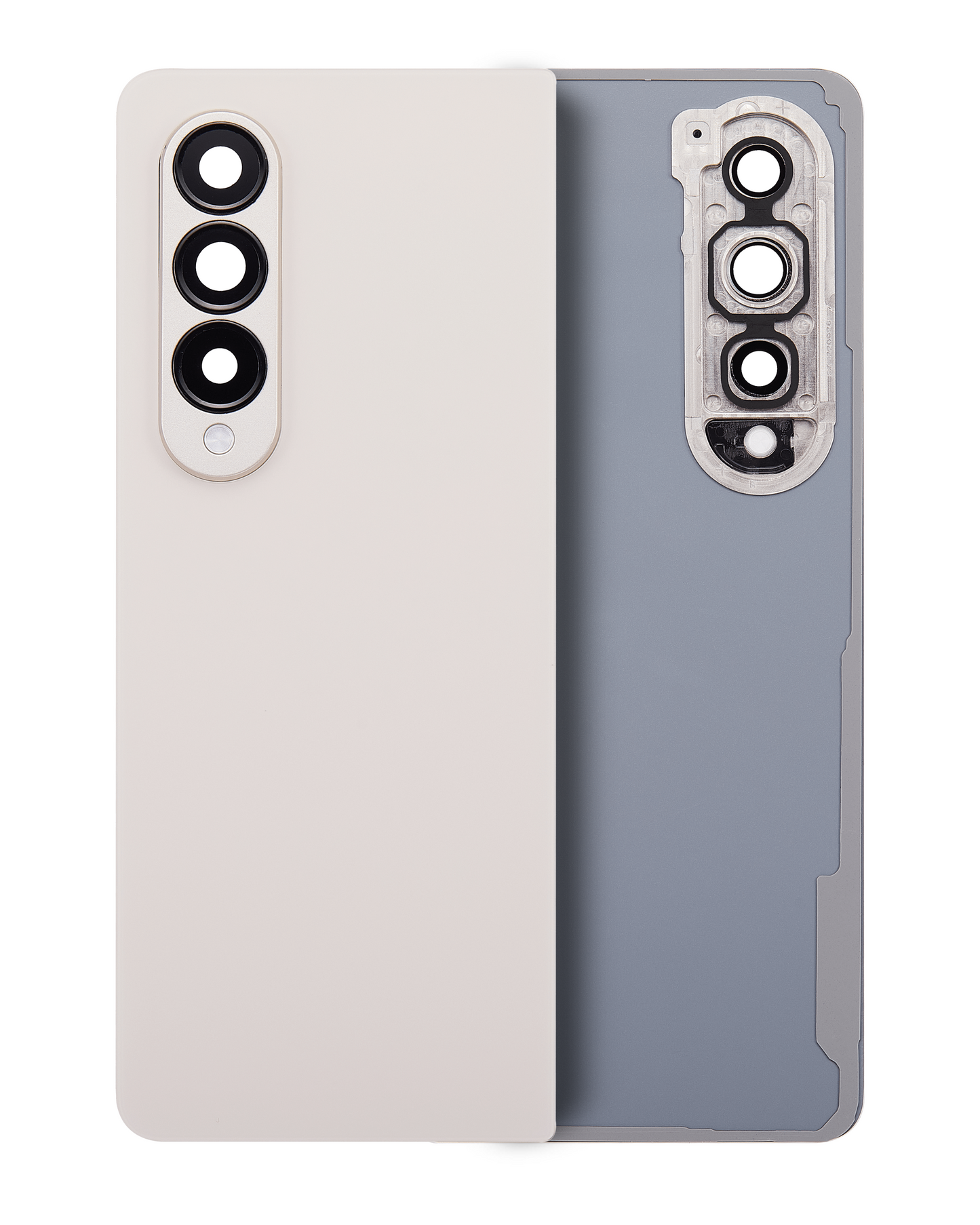 Replacement Back Cover Glass With Camera Lens For Samsung Galaxy Z Fold 4 (F936) (Beige) front view