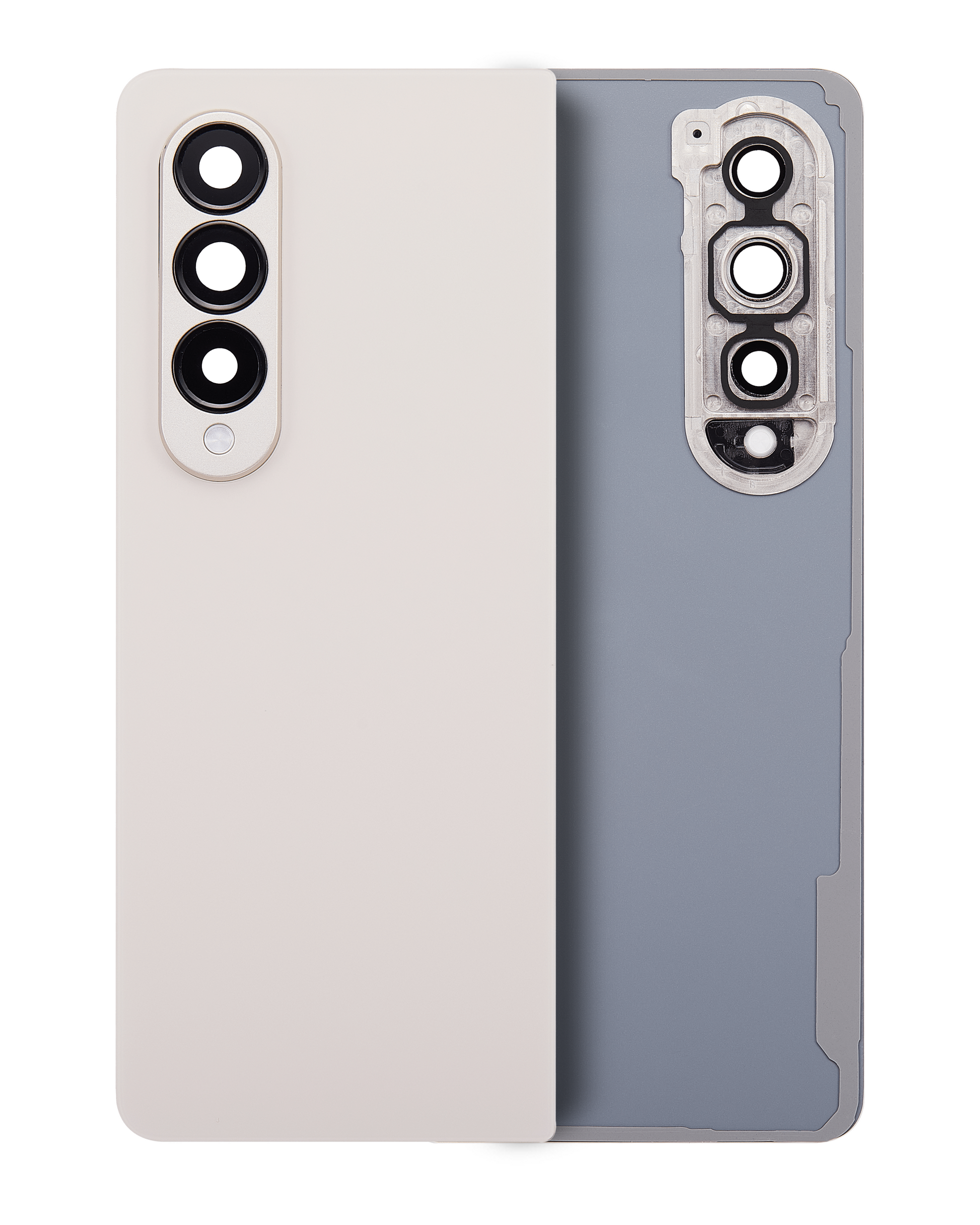 Replacement Back Cover Glass With Camera Lens For Samsung Galaxy Z Fold 4 (F936) (Beige) front view
