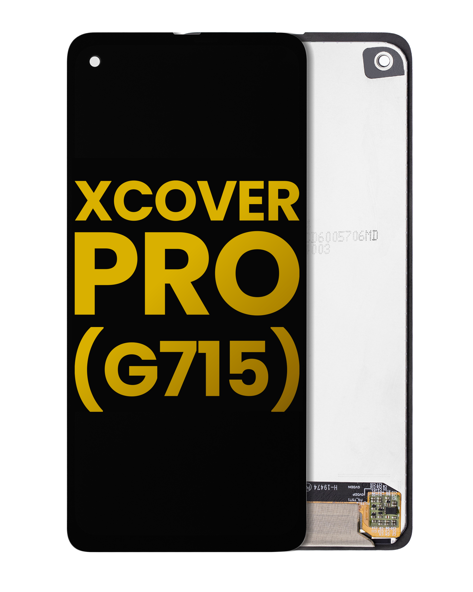 LCD Assembly Without Frame For Samsung Galaxy XCover Pro (G715) (Refurbished) (Black) Samsung Galaxy XCover replacement part product image 1
