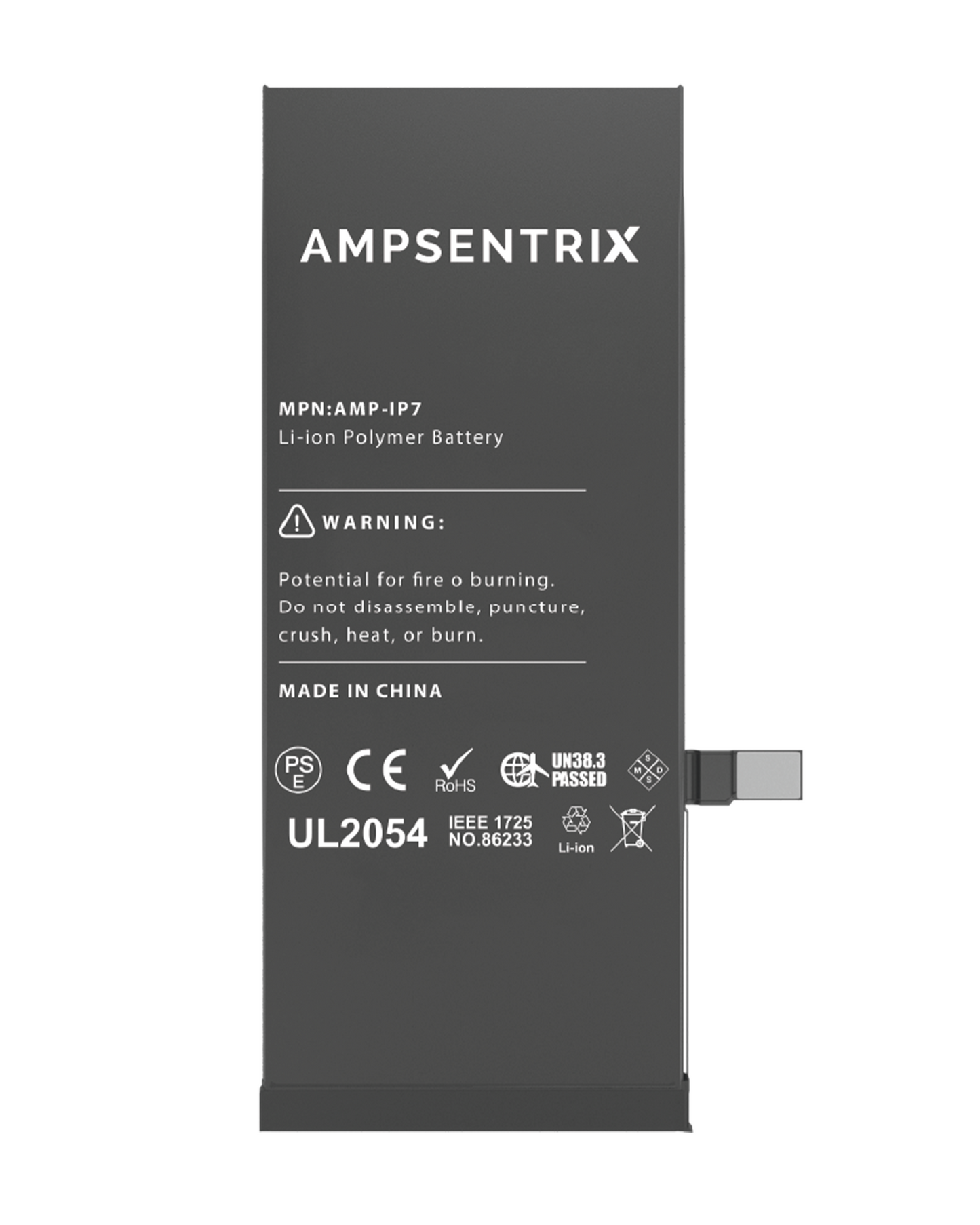 Replacement Battery For iPhone 7 (AmpSentrix Basic)