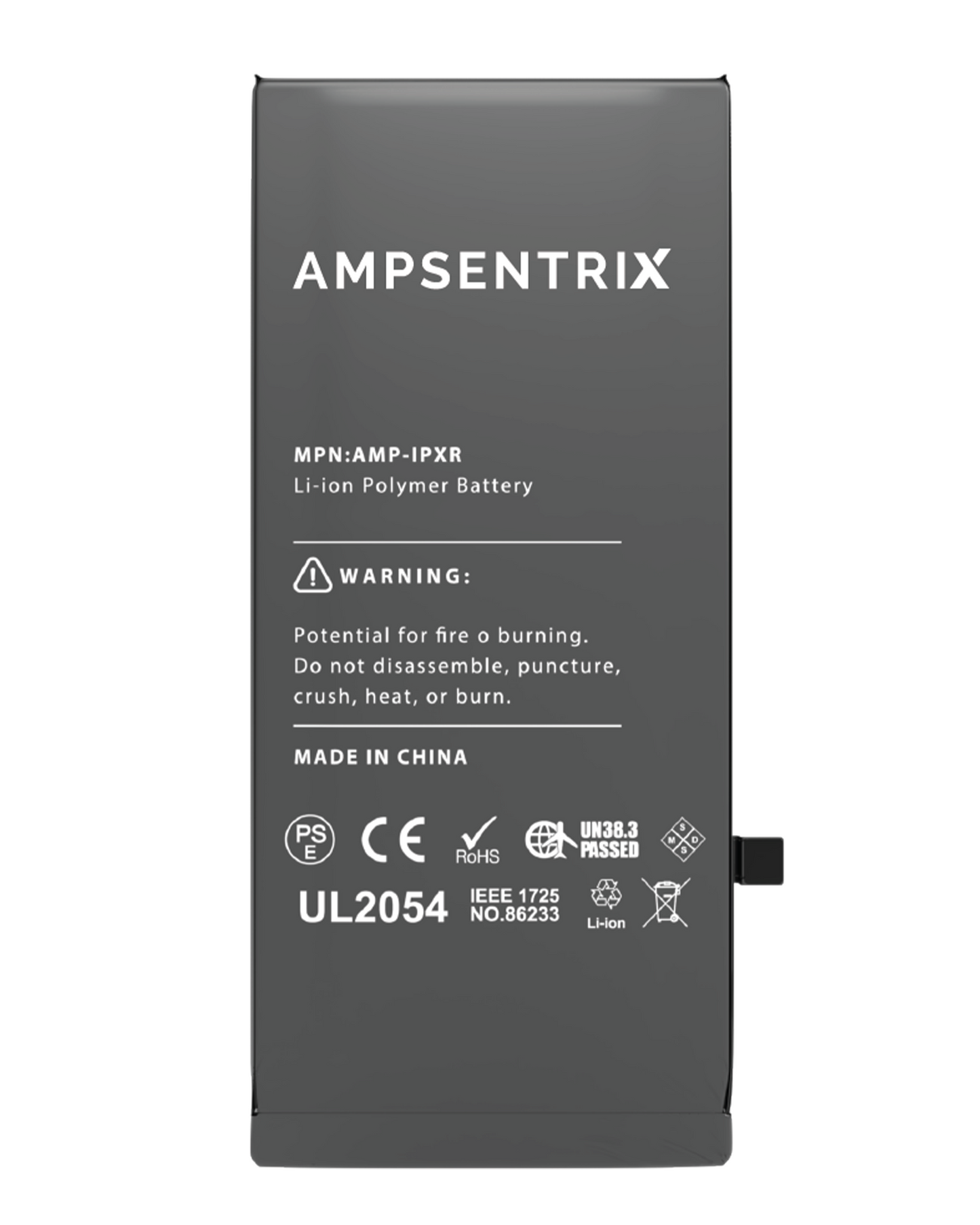 Replacement Battery For iPhone XR (AmpSentrix Basic)