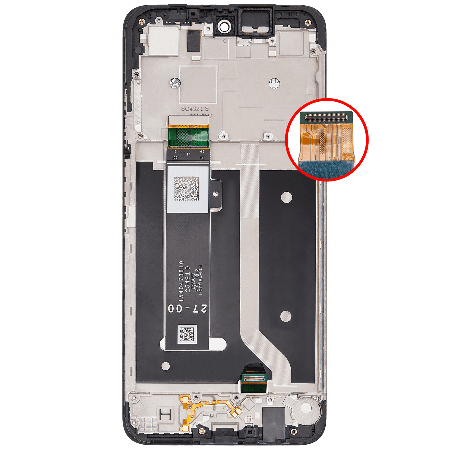 LCD Assembly With Frame For Motorola Moto G34 (XT2363 / 2023) / G45 5G (XT2369 / 2024) (Refurbished) (All Colors) replacement part SKU 107082091901 image 8