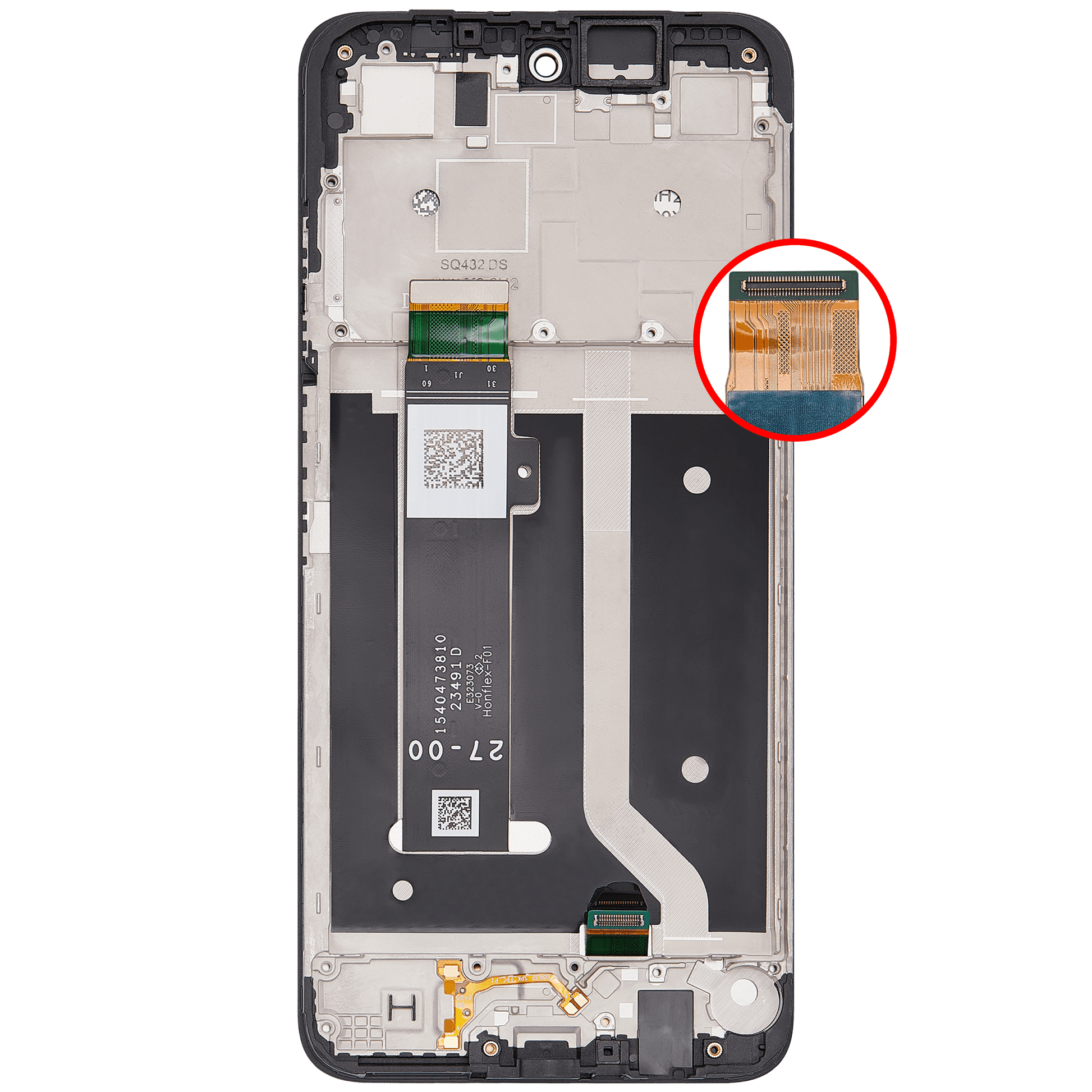 LCD Assembly With Frame For Motorola Moto G34 (XT2363 / 2023) / G45 5G (XT2369 / 2024) (Refurbished) (All Colors) replacement part SKU 107082091901 image 8