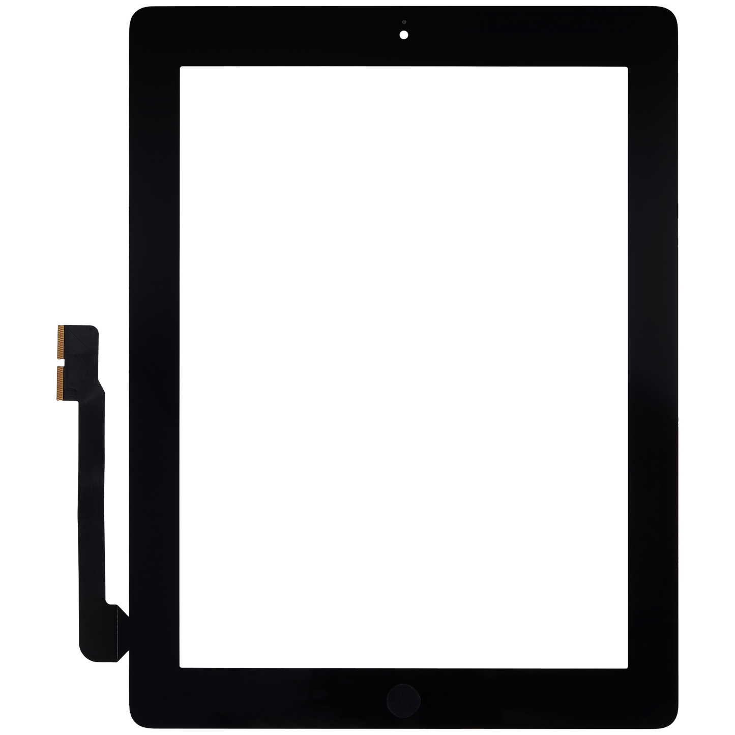 Digitizer For iPad 3 / iPad 4 (Home Button Pre-Installed For iPad 3) (Aftermarket Plus) (Black)