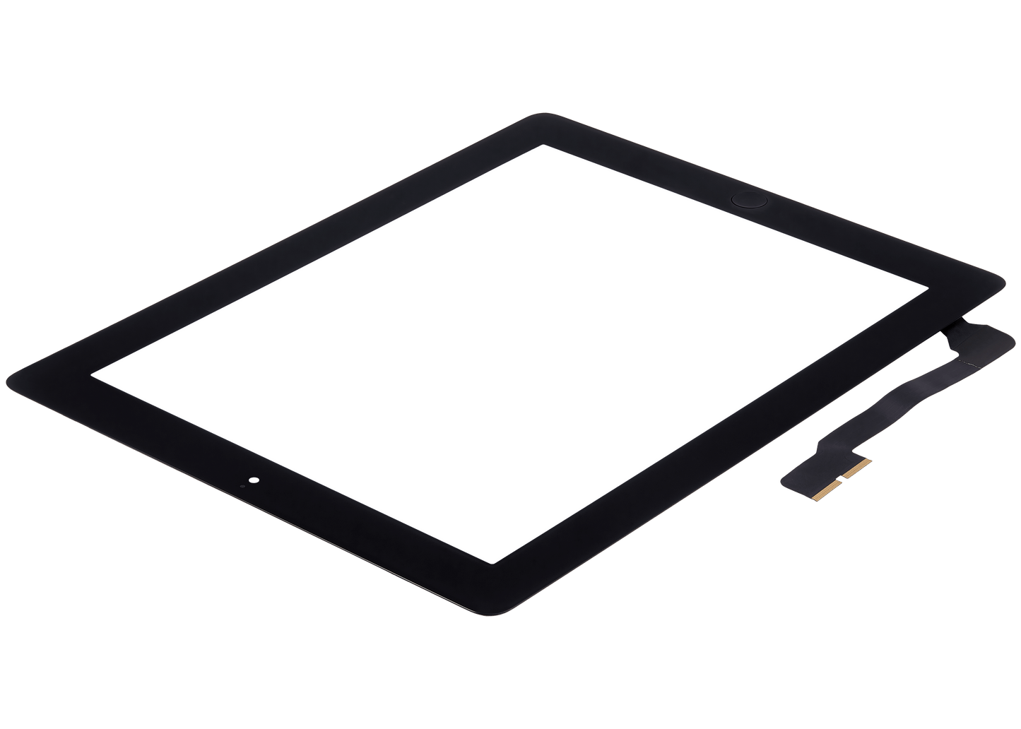 Digitizer For iPad 3 / iPad 4 (Home Button Pre-Installed For iPad 3) (Aftermarket Plus) (Black)