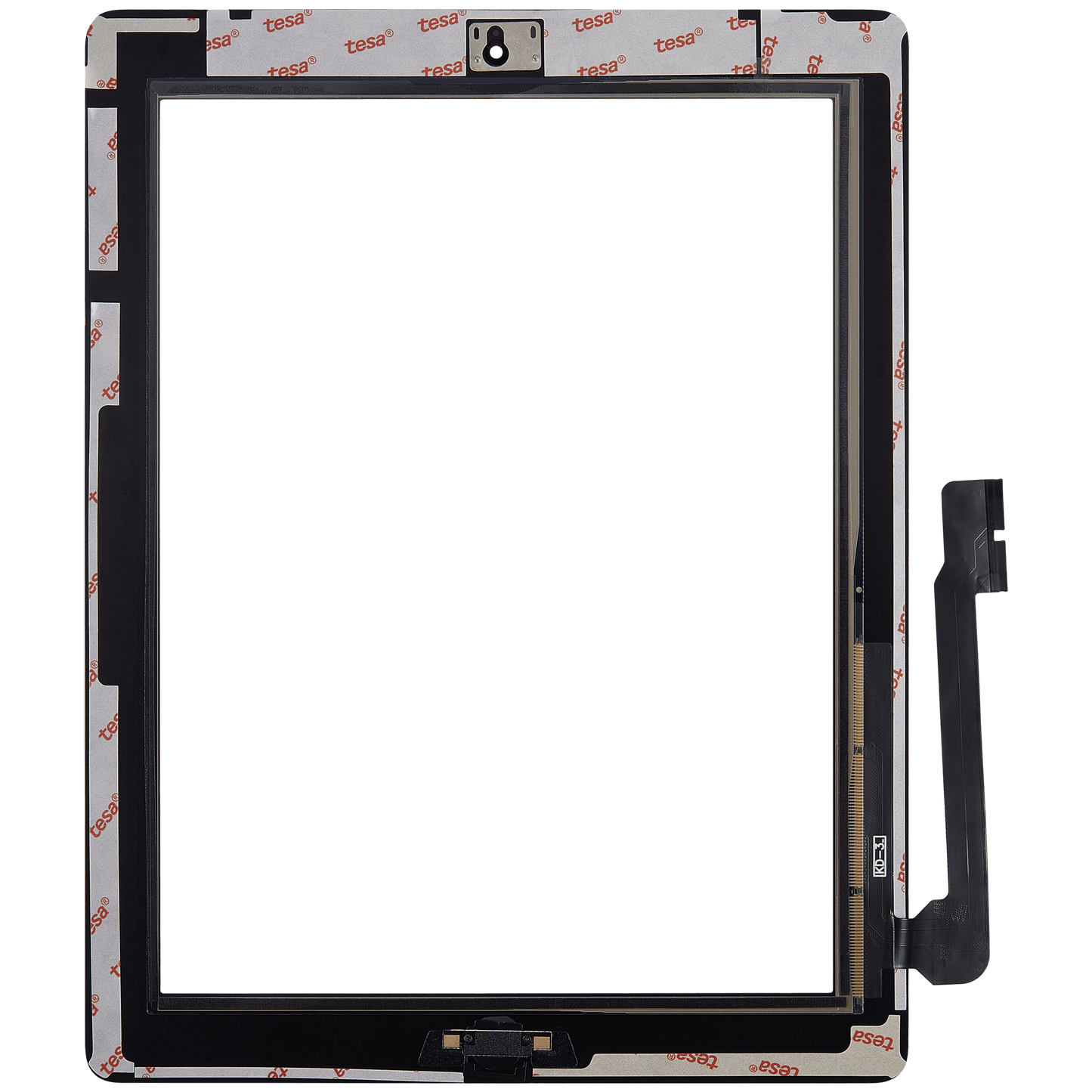Digitizer For iPad 3 / iPad 4 (Home Button Pre-Installed For iPad 3) (Aftermarket Plus) (Black)