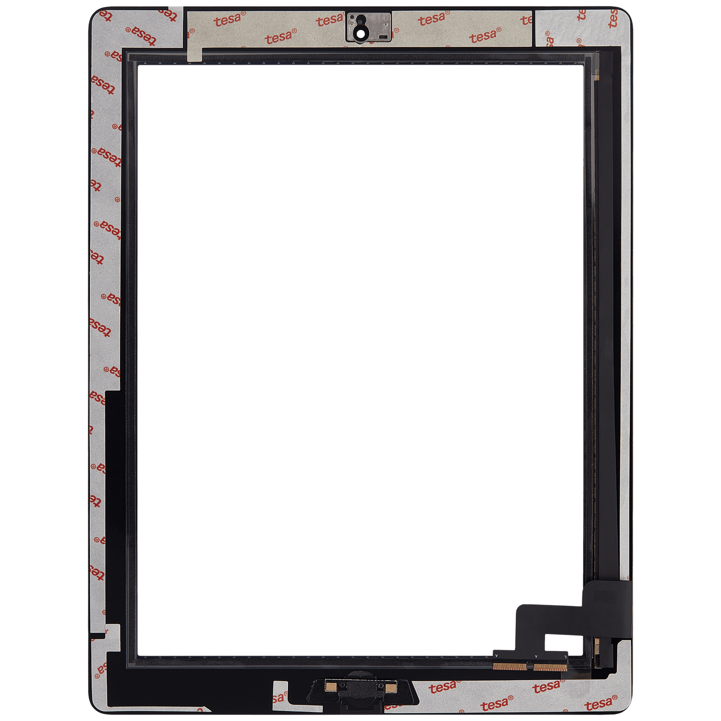 Digitizer For iPad 2 (Home Button Pre-Installed) (Aftermarket Plus) (Black)