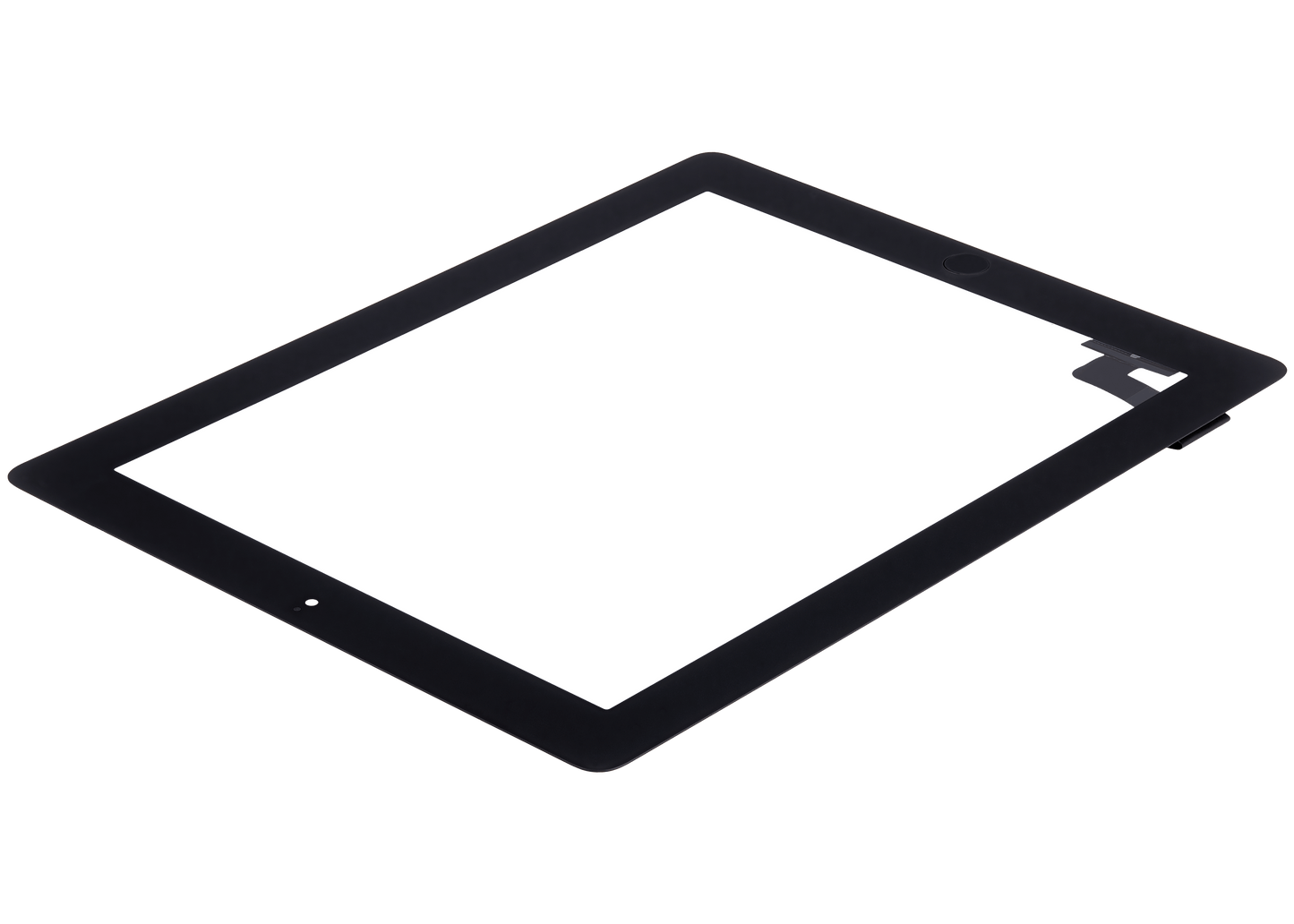 Digitizer For iPad 2 (Home Button Pre-Installed) (Aftermarket Plus) (Black)