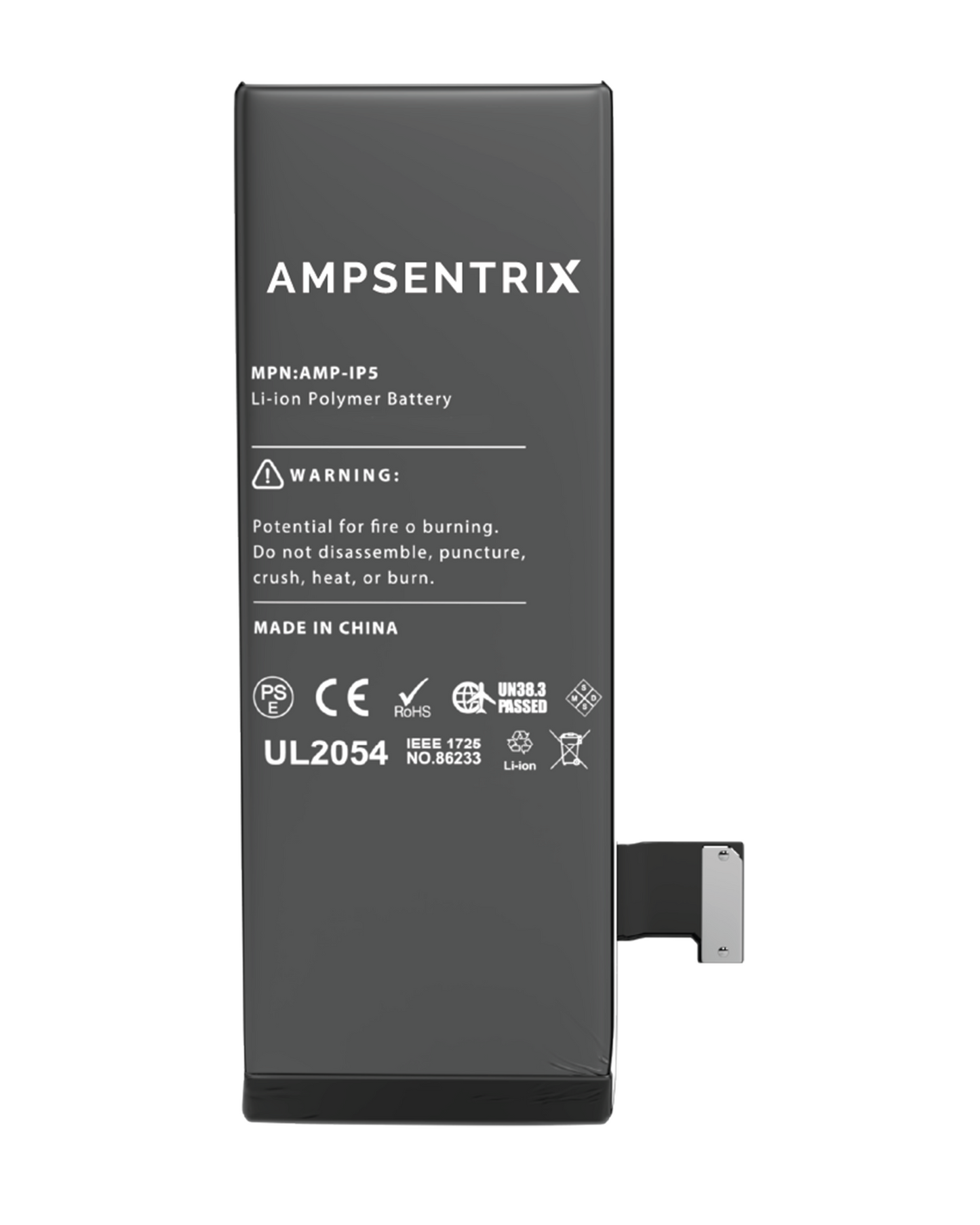 Replacement Battery For iPhone 5 (AmpSentrix Pro)